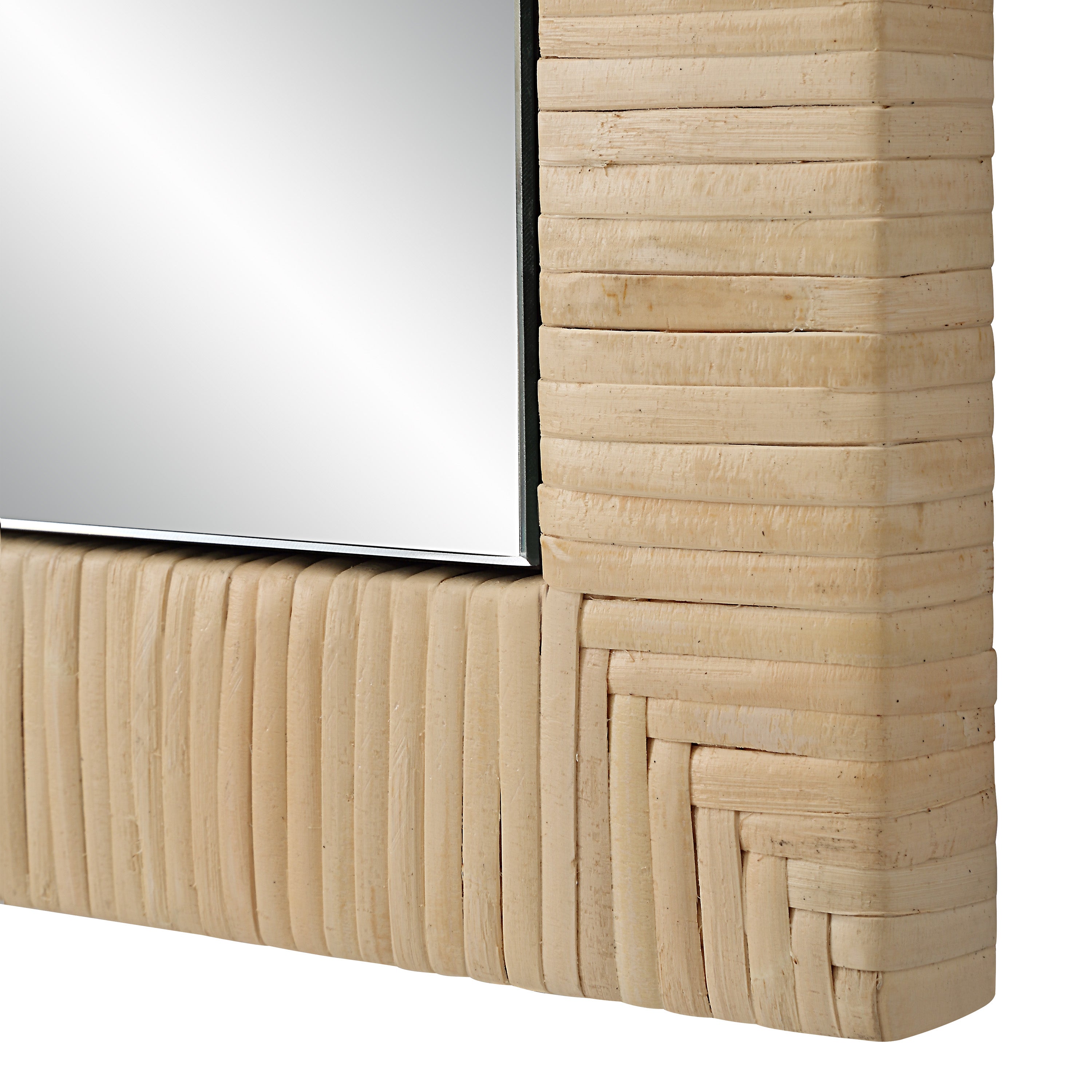 Tally 36" Tall Arch Rectangular Mirror, Natural - Detail Image - MT2655