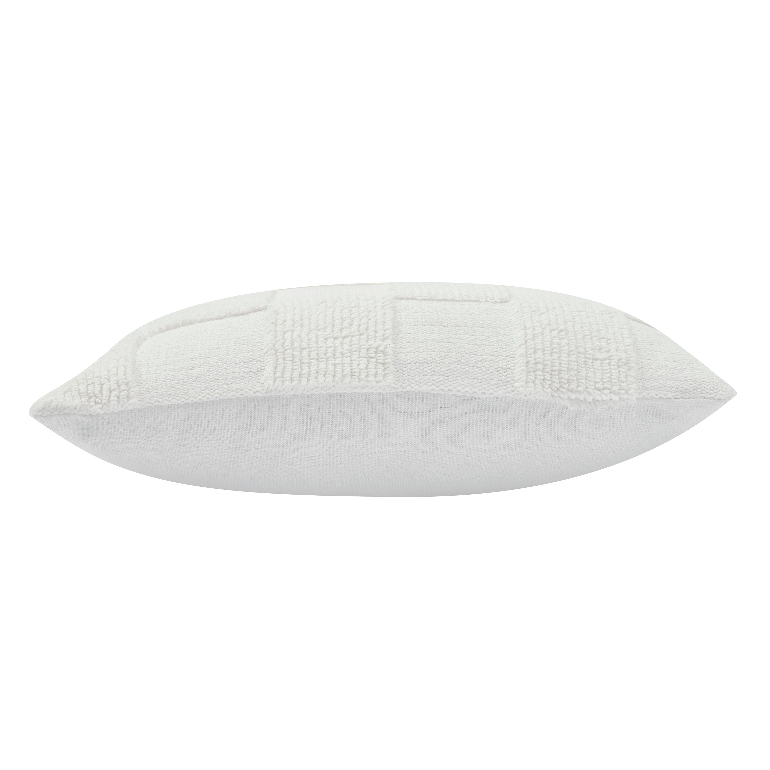 Terrah 20X20 Indoor Pillow, Ivory - Angle Image - PWFL1451