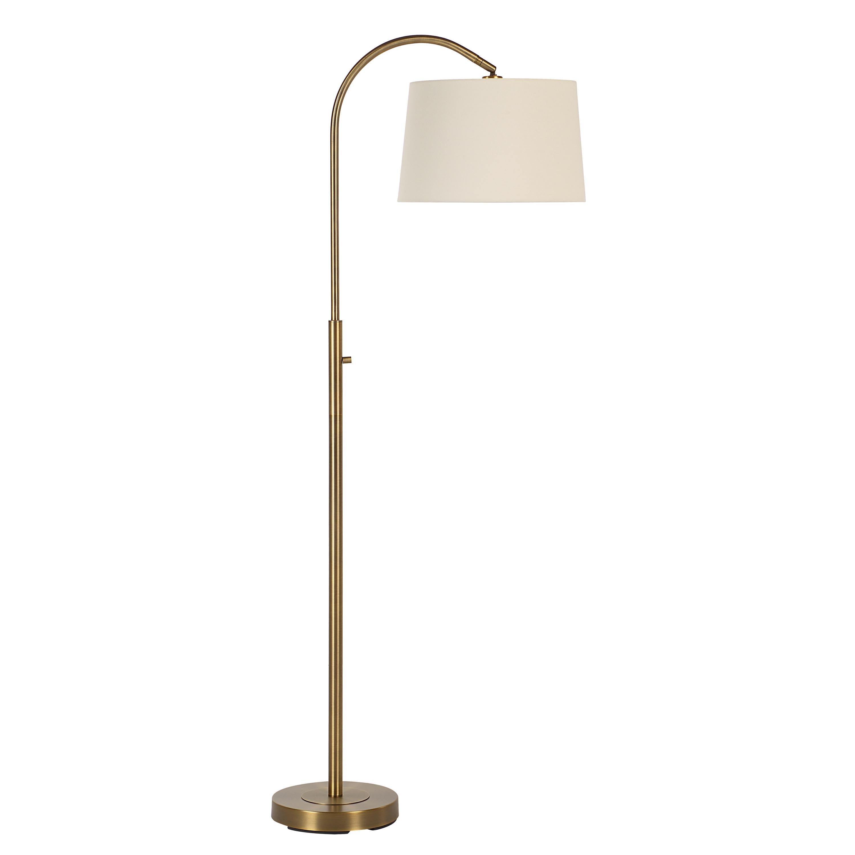 Moulton 66.25" Height Floor Lamp, Yellow - Angle Image - LPF3172