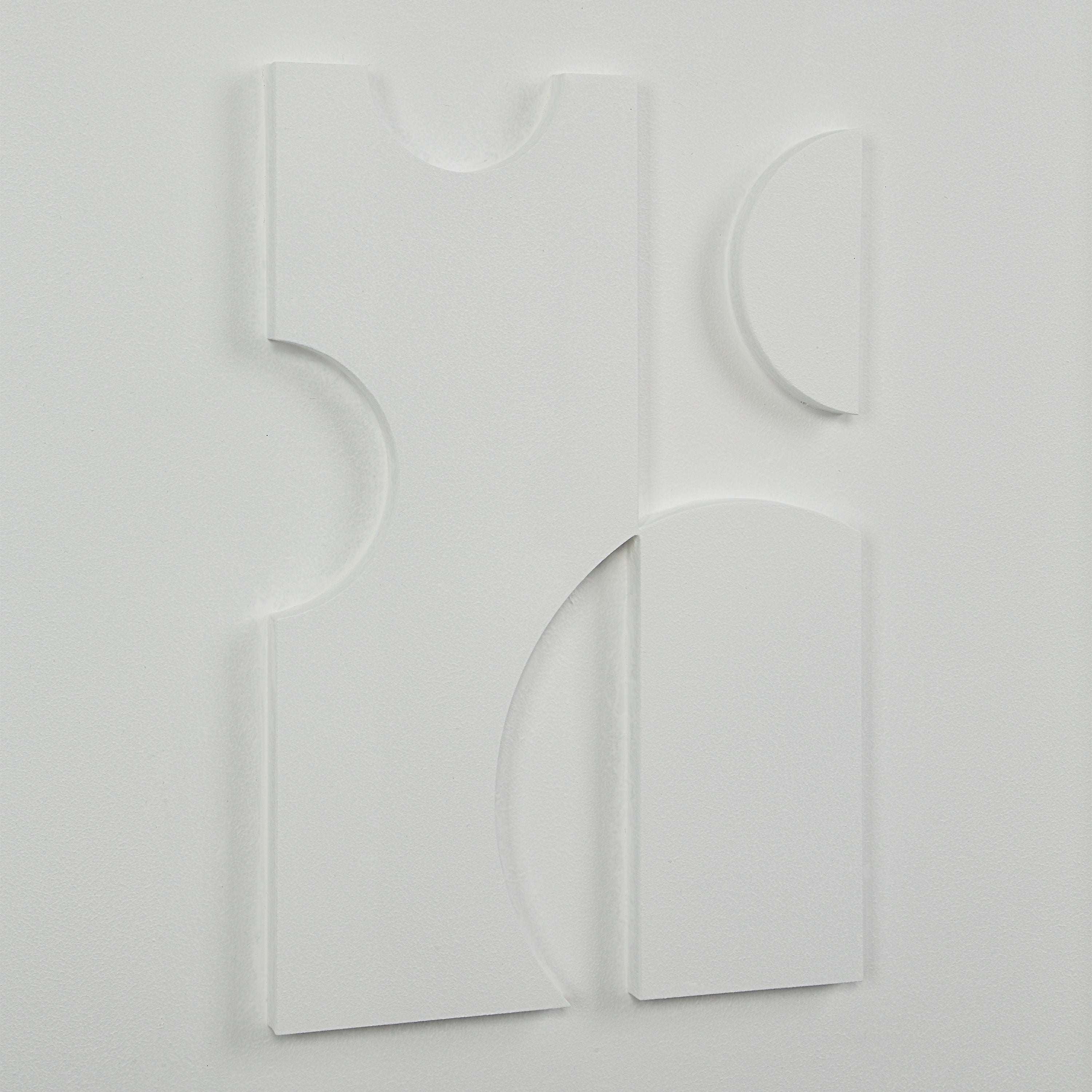 Ispra 19" Wide Wall Decor, Matte White - Detail Image - W6760