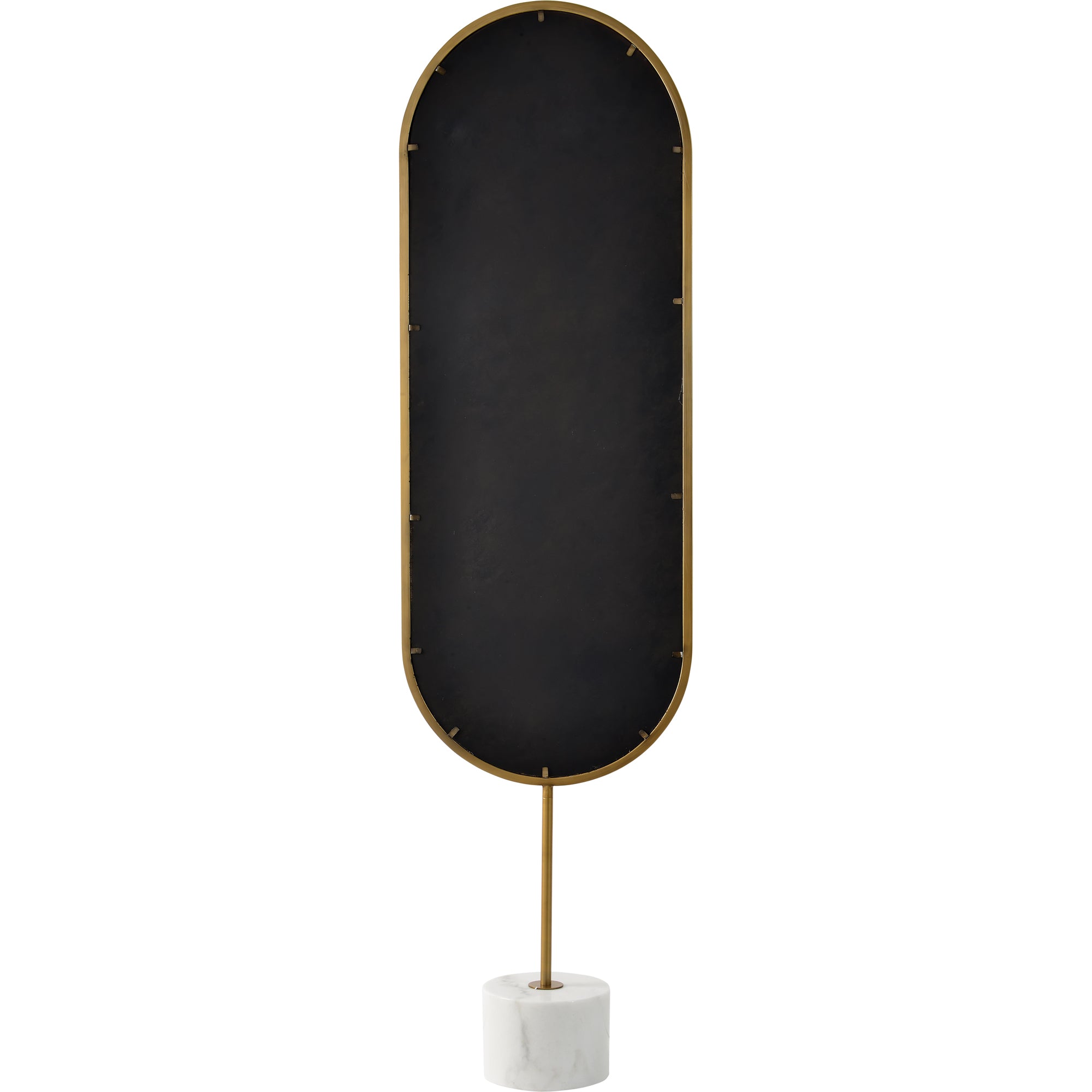 Taio 70" Tall Oval Wall Mirror, Yellow - Backing Image - MT2341