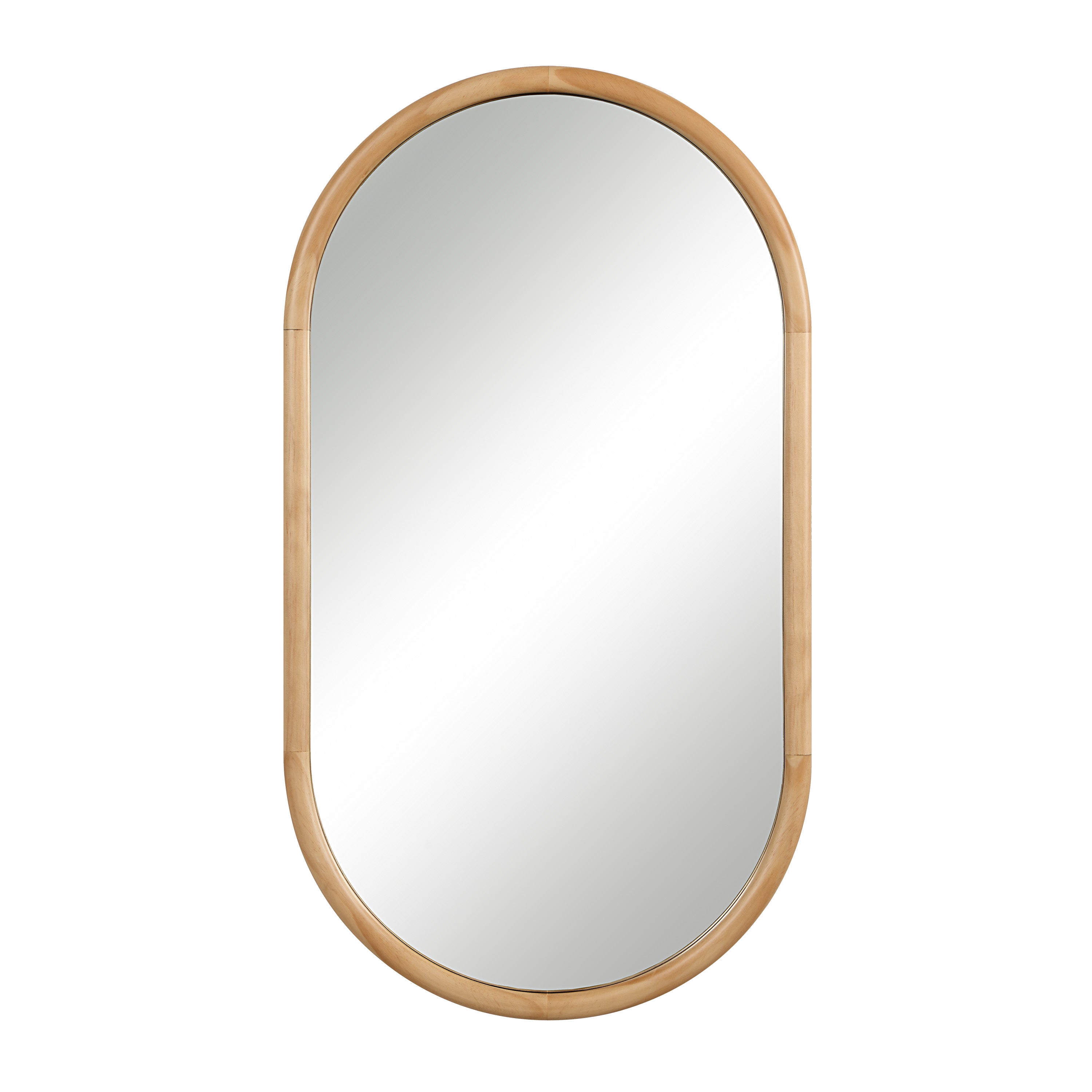Puno 36" H x 20" W Wall Mirror, Brown - Main Image - MT2716