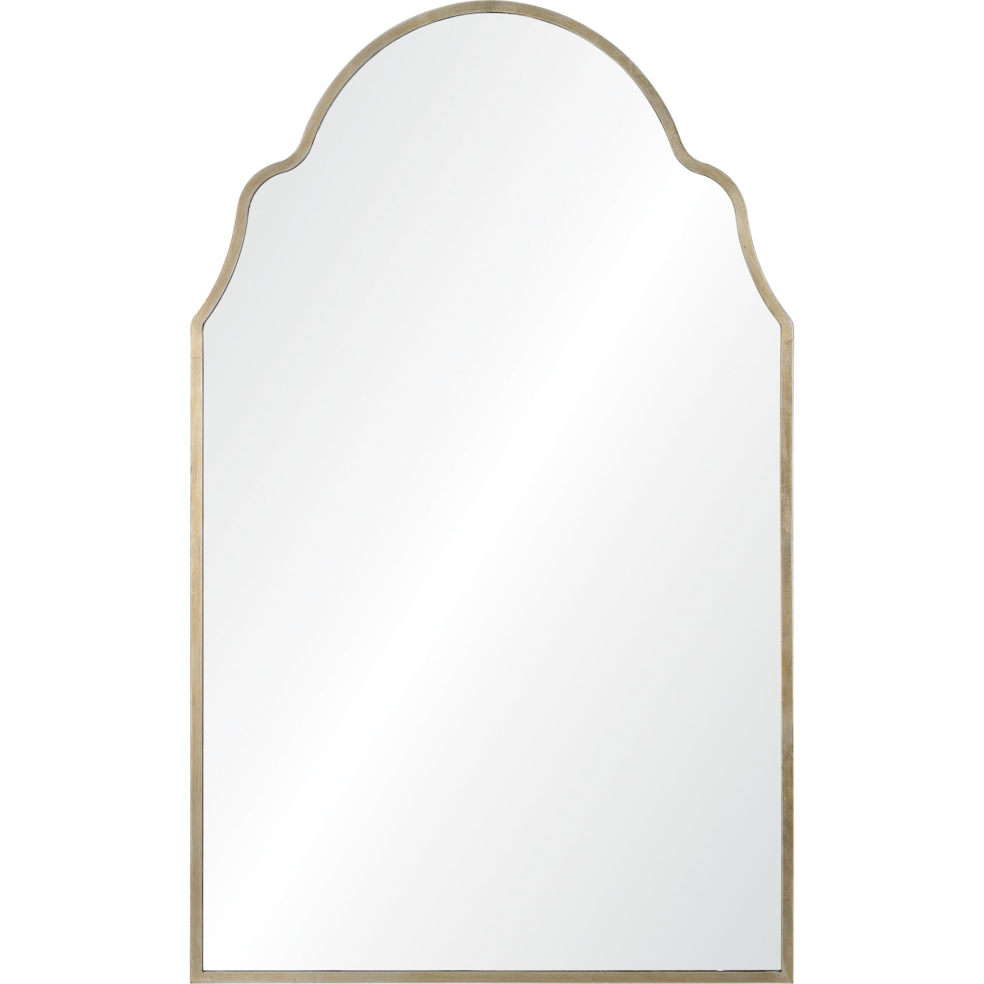 Natasha 42" Tall Irregular Wall Mirror, Grey - Main Image - MT2364