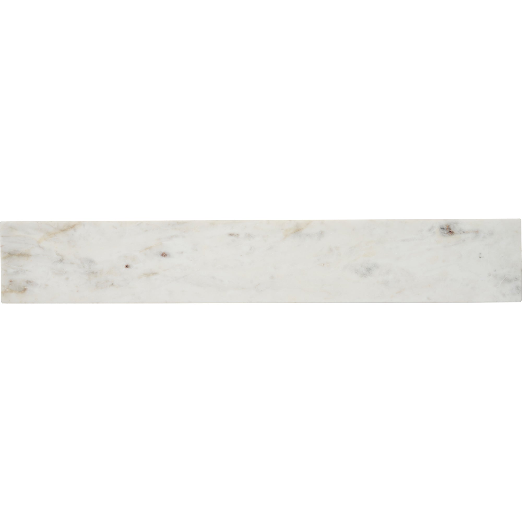 Inka Indoor Marble Tray, White - Angle Image - STA775