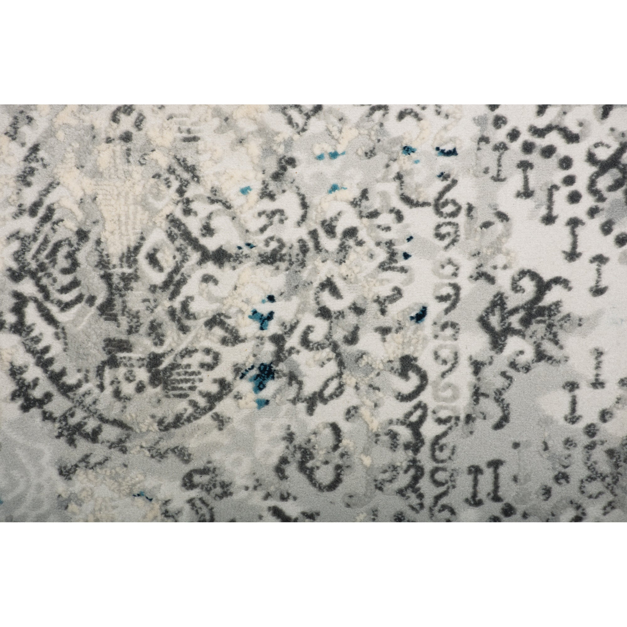 Ariella 3x5 Power loomed Indoor Rug, Blue - Additional Image 2 - RARI-18612-35