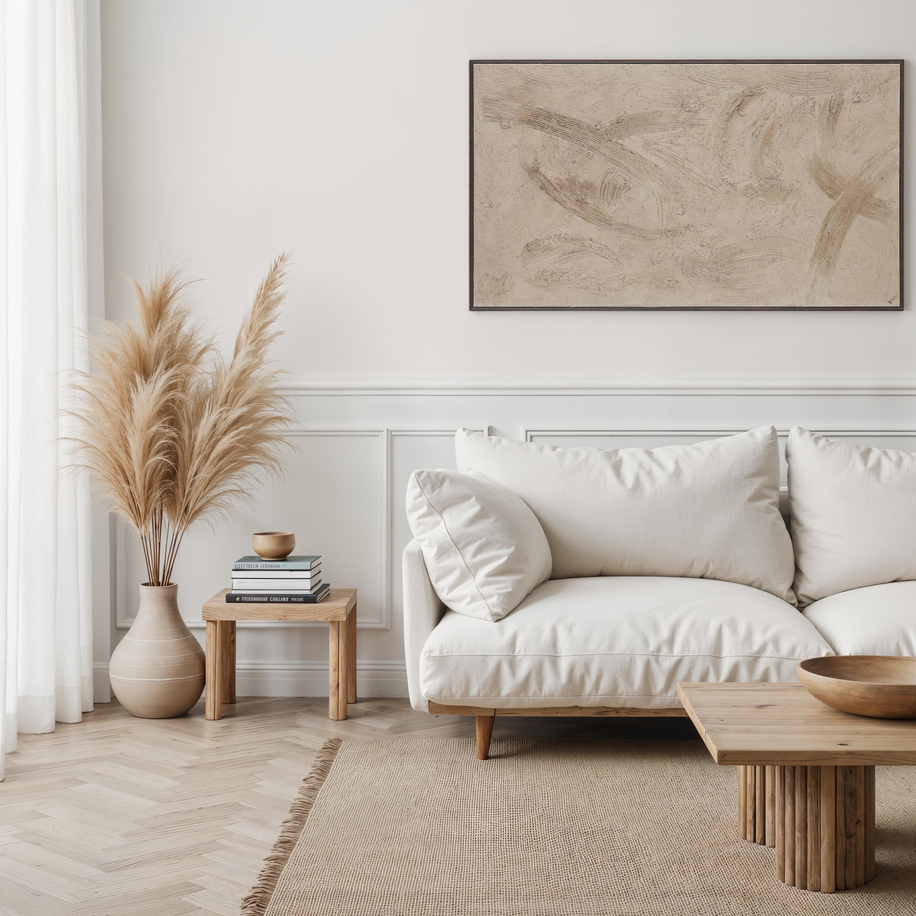 Trofa 40" H x 70" W Canvas Art - White Label Lifestyle Image - OL2242