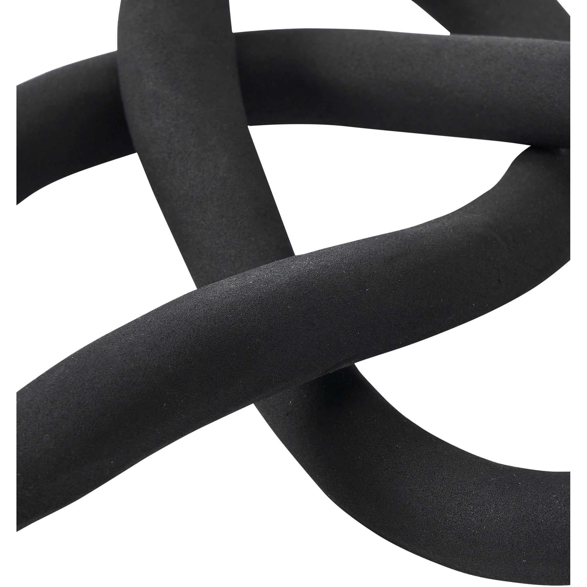 Binna Indoor Aluminum Decorative Object, Matte Black - Detail Image - STA769