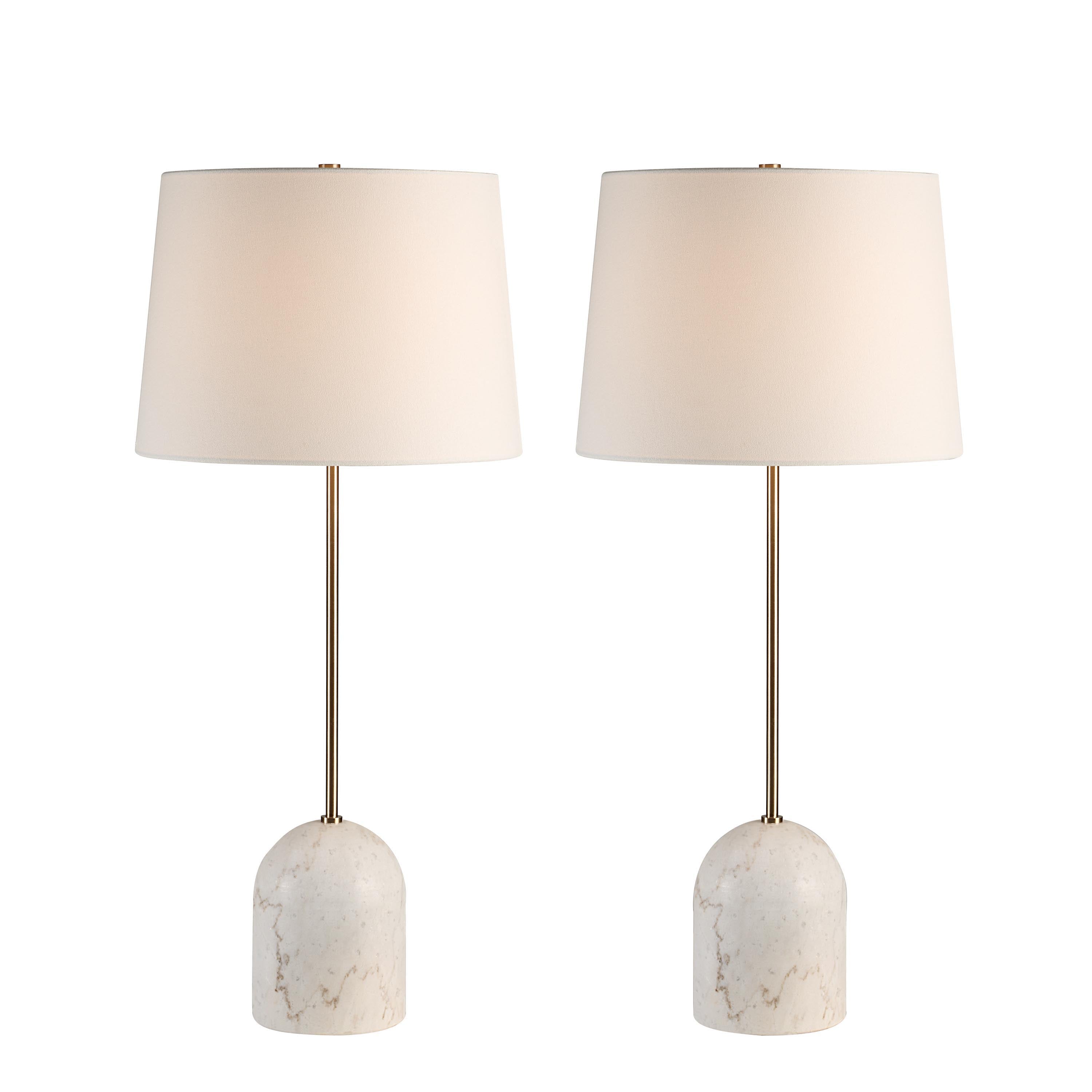 Dili 31" Height Table Lamp, White - Detail Image - LPT1290-SET2