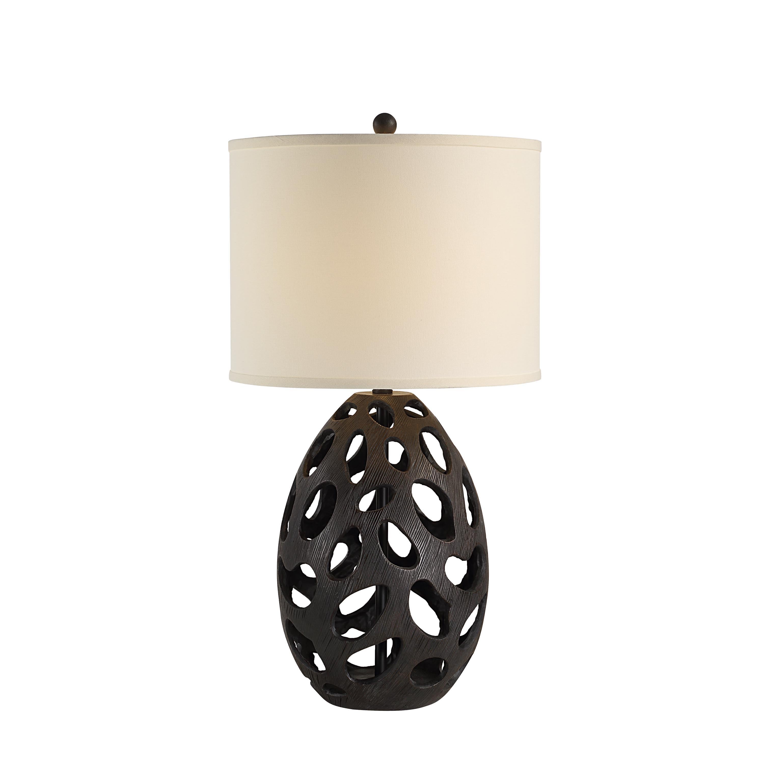 Loxley 30" Height Table Lamp, Brown - Angle Image - LPT1335