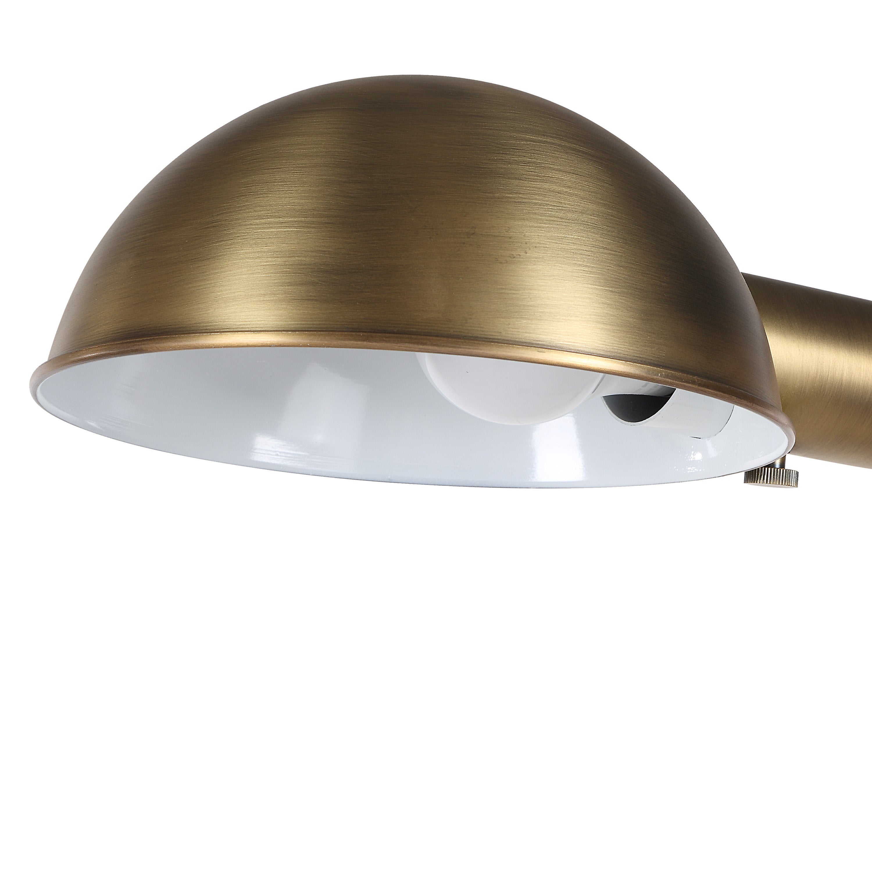 Cos 45-60" ADJ Height Floor Lamp, Dark Antique Brushed Brass - Detail Image - LPF3182