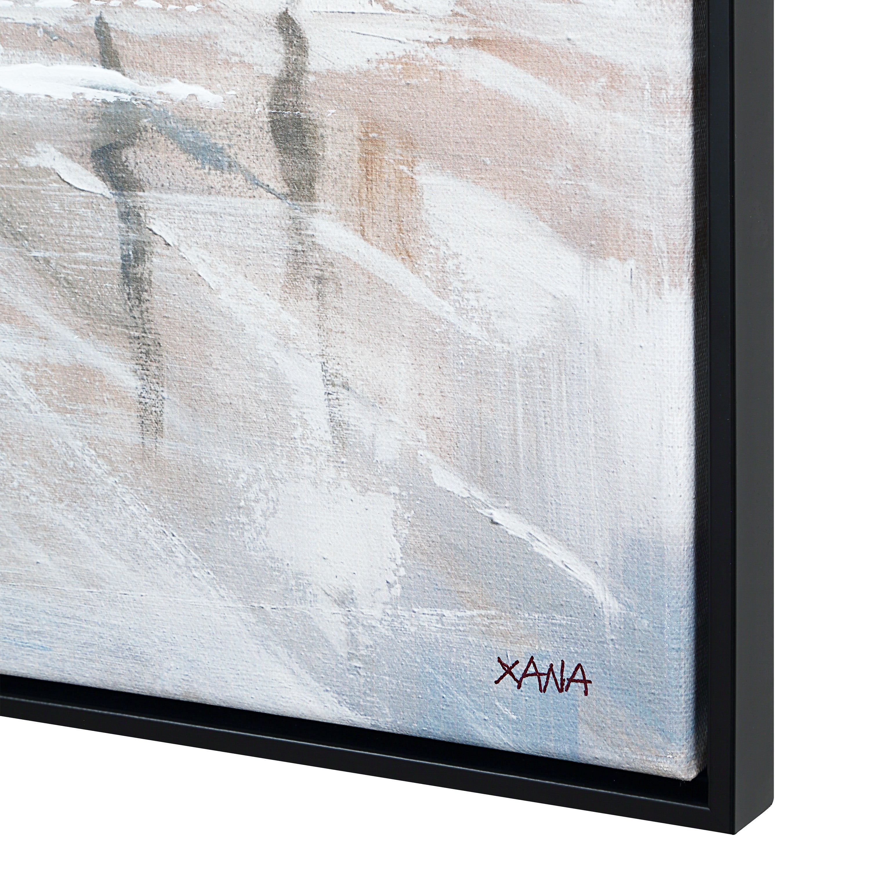 Lyle 48" H x 36" W Canvas Art, Blue - Detail Image - OL2209