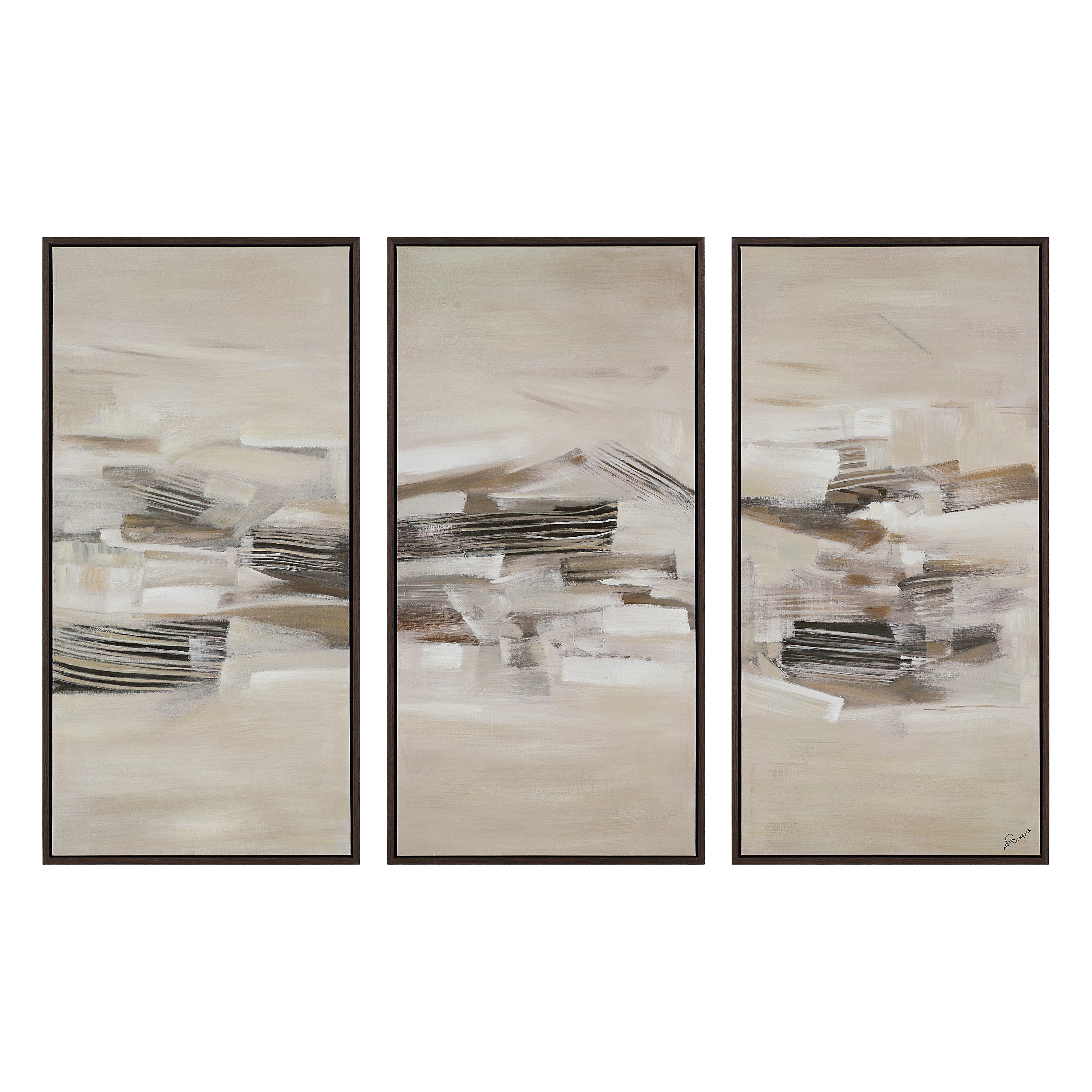 Lux 40" H x 20" W Canvas Art, (3 Piece Set) - Main Image - OL2239