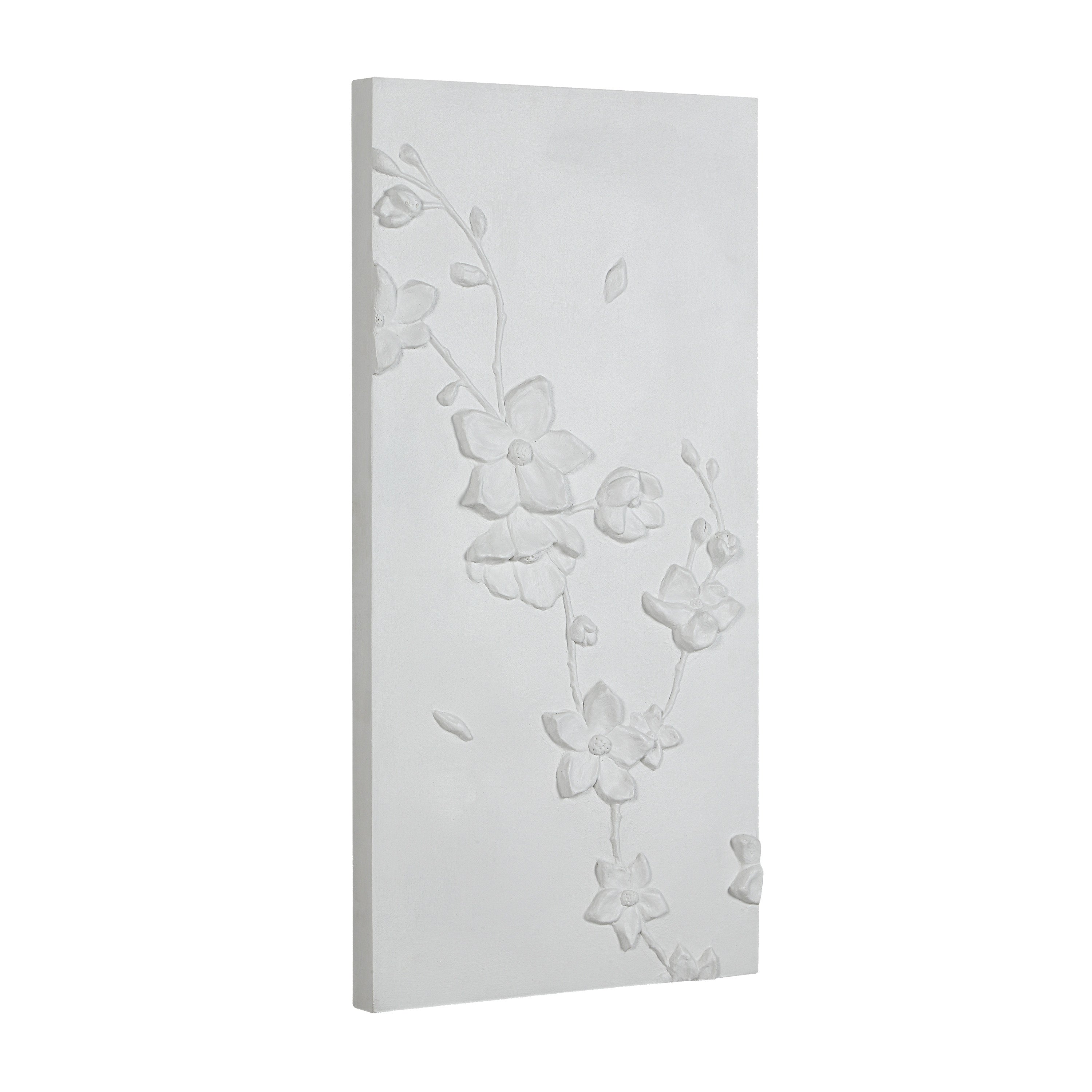 Beaudelaire 20" Wide Wall Decor, Matte White - Additional Image 9 - W6748