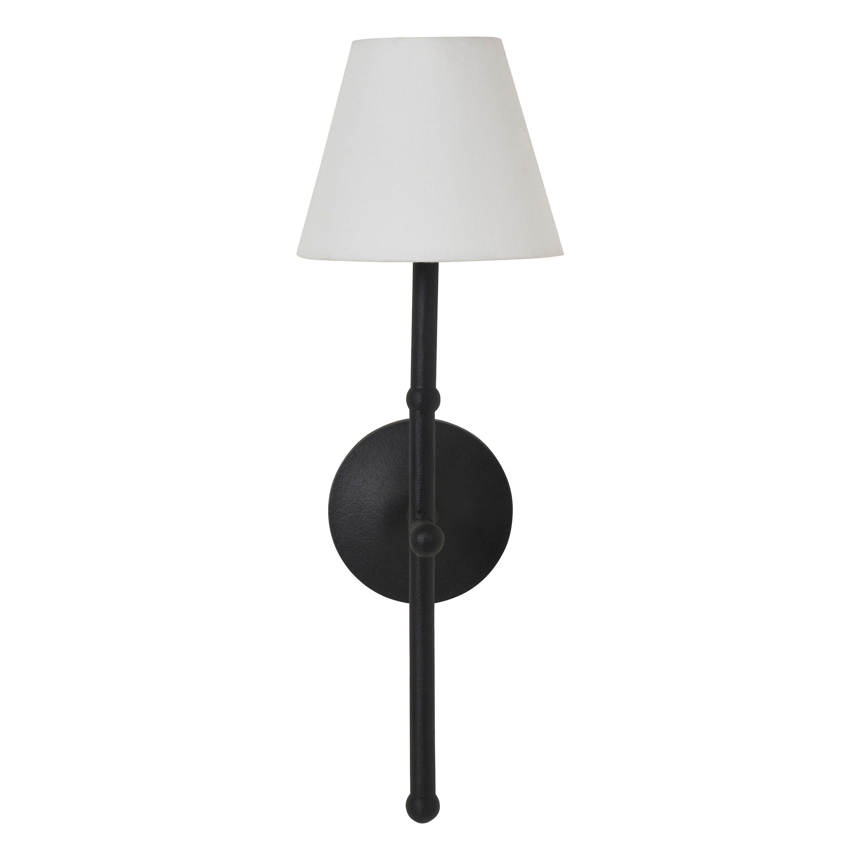 Kurosu 20.5" Height Wall Sconce, Black - Angle Image - WS160