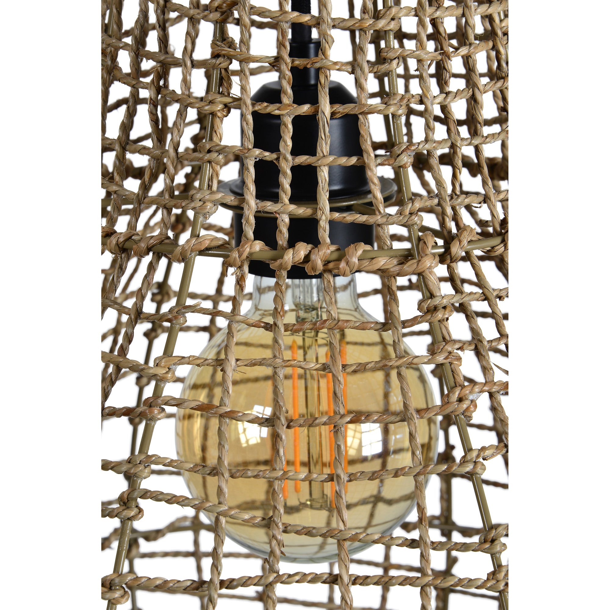 Nahanni 18.9" Length Ceiling Fixture, Brown - Detail Image - LPC4426