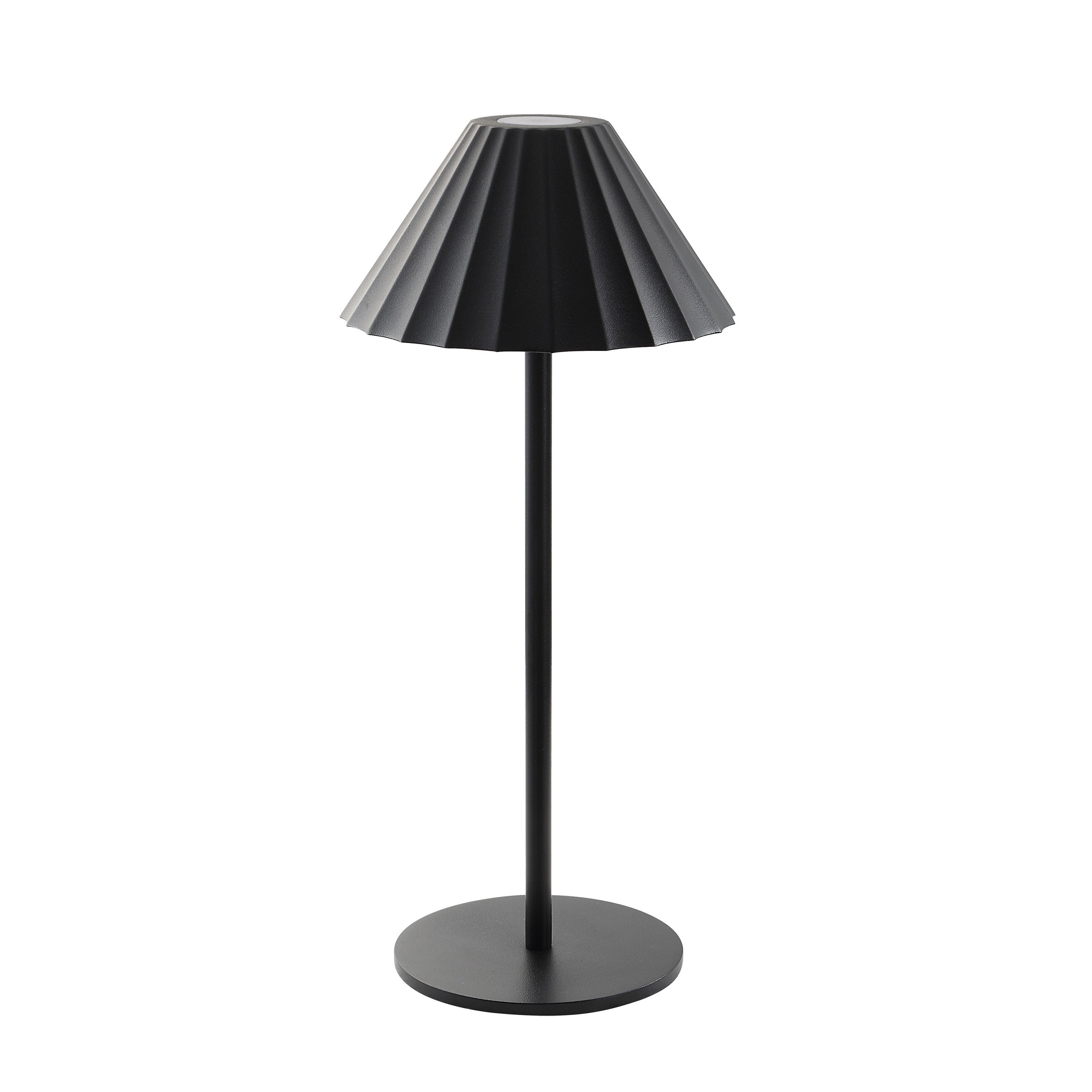 Giada 12.6" Height Table Lamp, Black - Angle Image - LPT1308