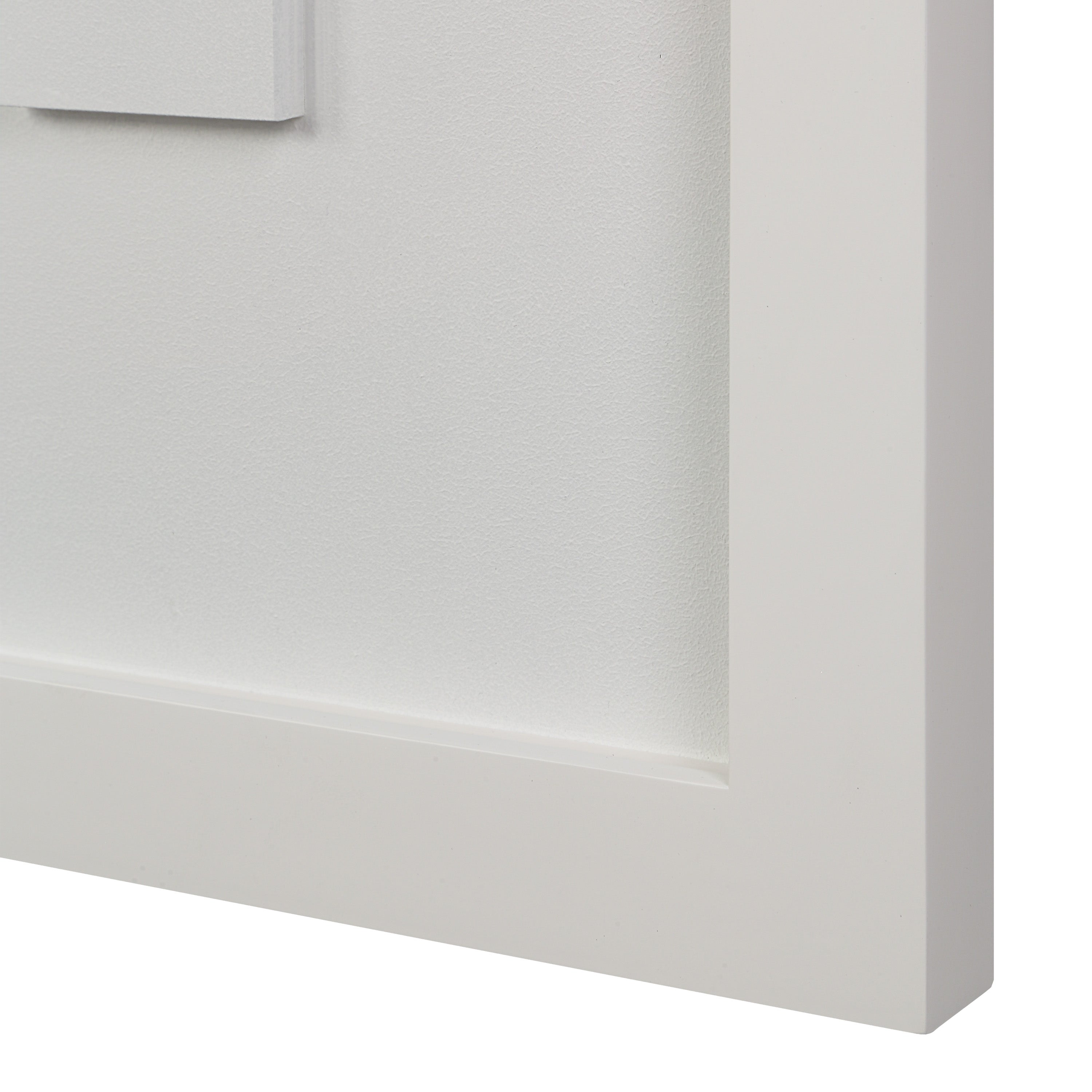 Ispra 19" Wide Wall Decor, Matte White - Additional Images - W6760