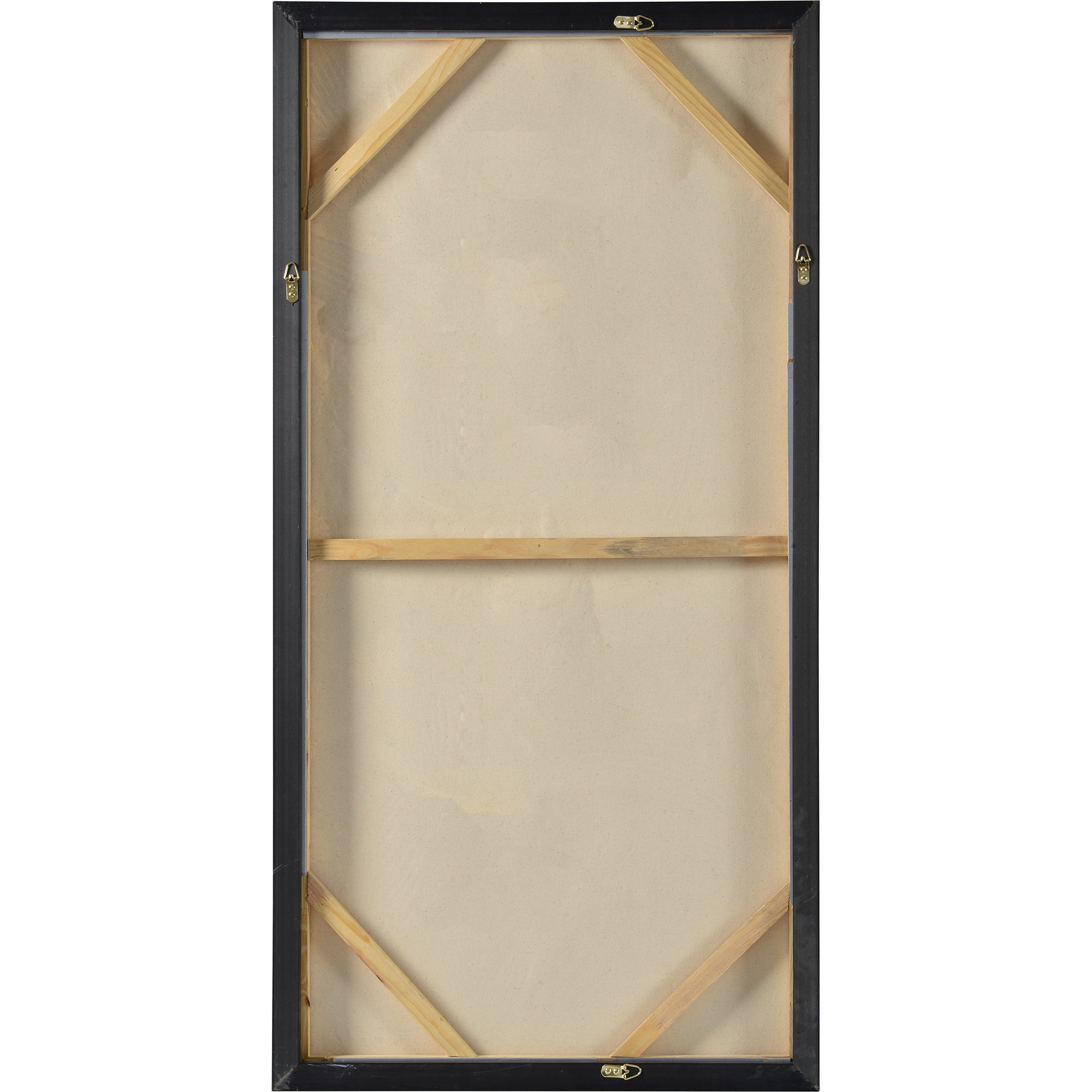 Yanno 30" Wide Canvas Art, Silver - Backing Image - OL1901