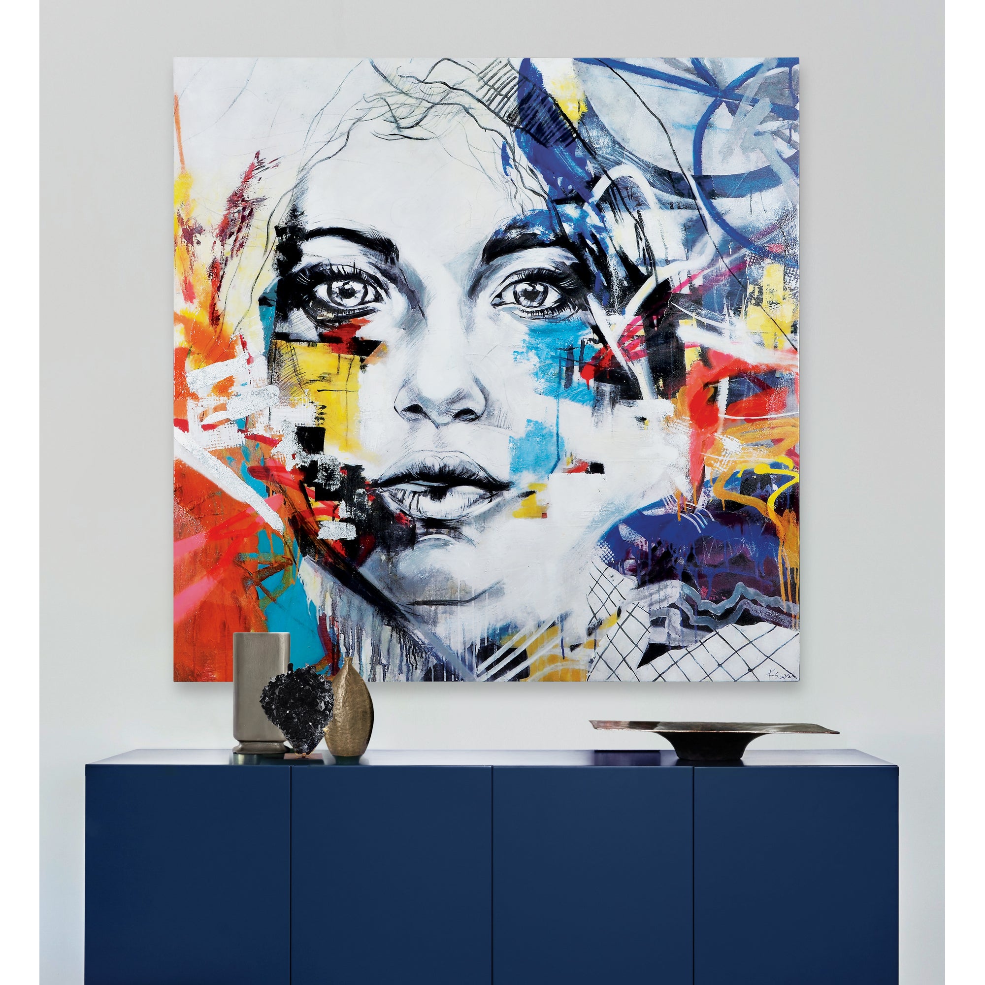 Terrace 48" Wide Canvas Art, Multiple - Lifestyle Image - OL1947