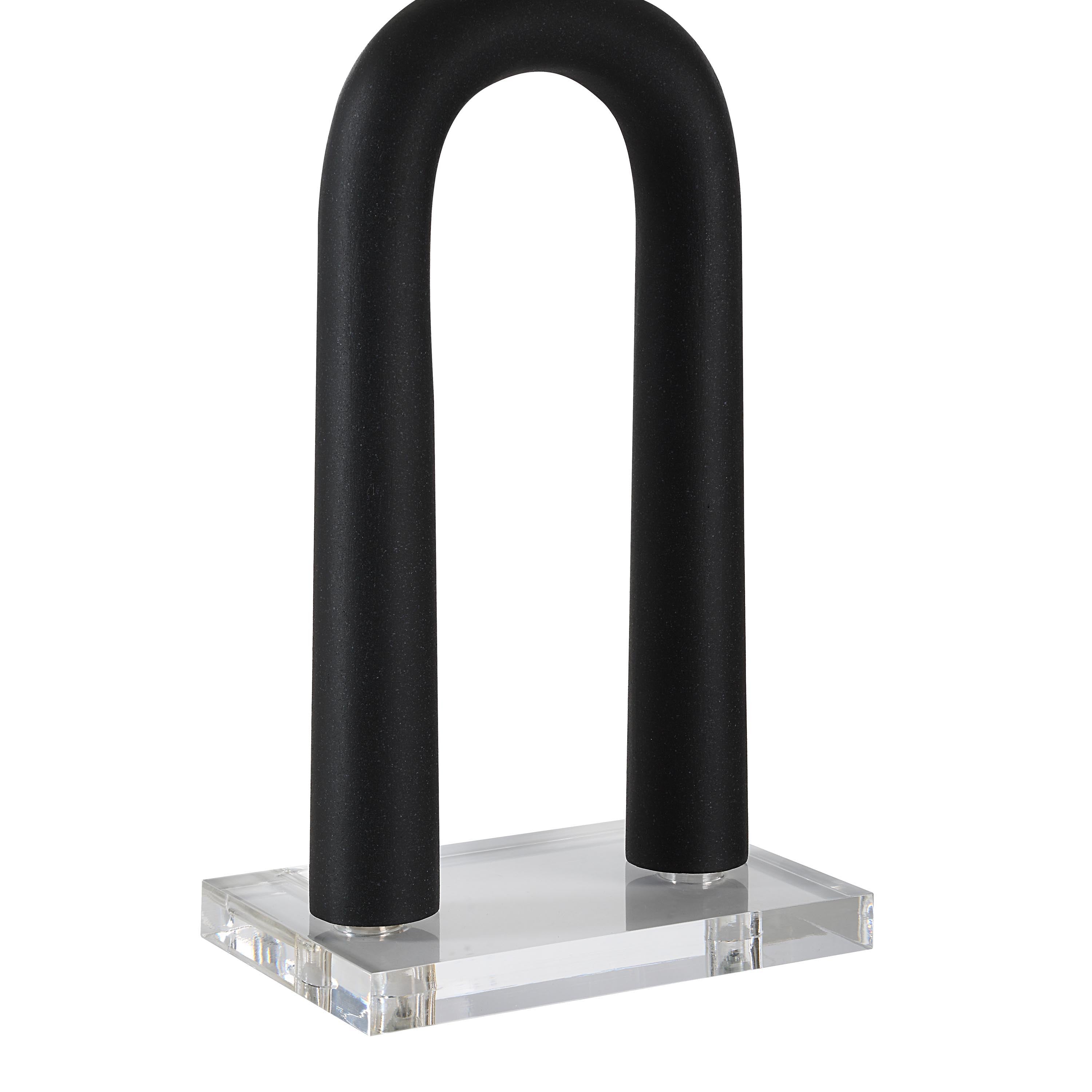 Pisa 28.5" Height Table Lamp, Black - Detail Image - LPT1349