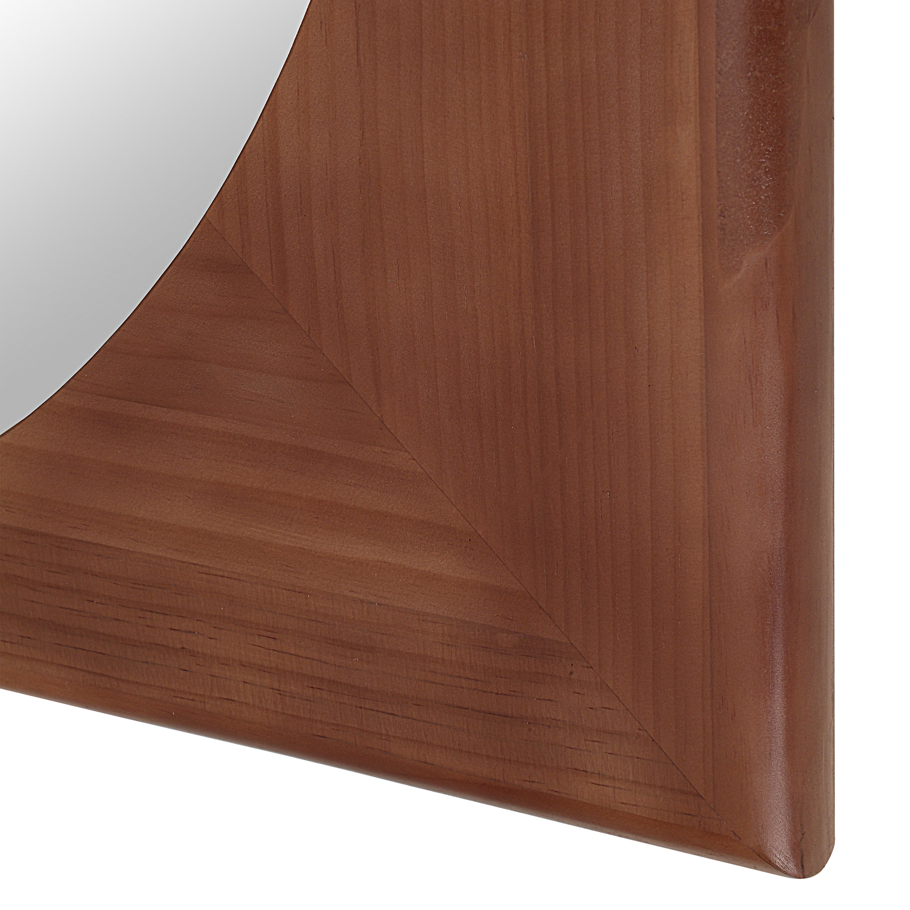 Sitia 68" H x 30" W Wall Mirror, Brown - Detail Image - MT2698