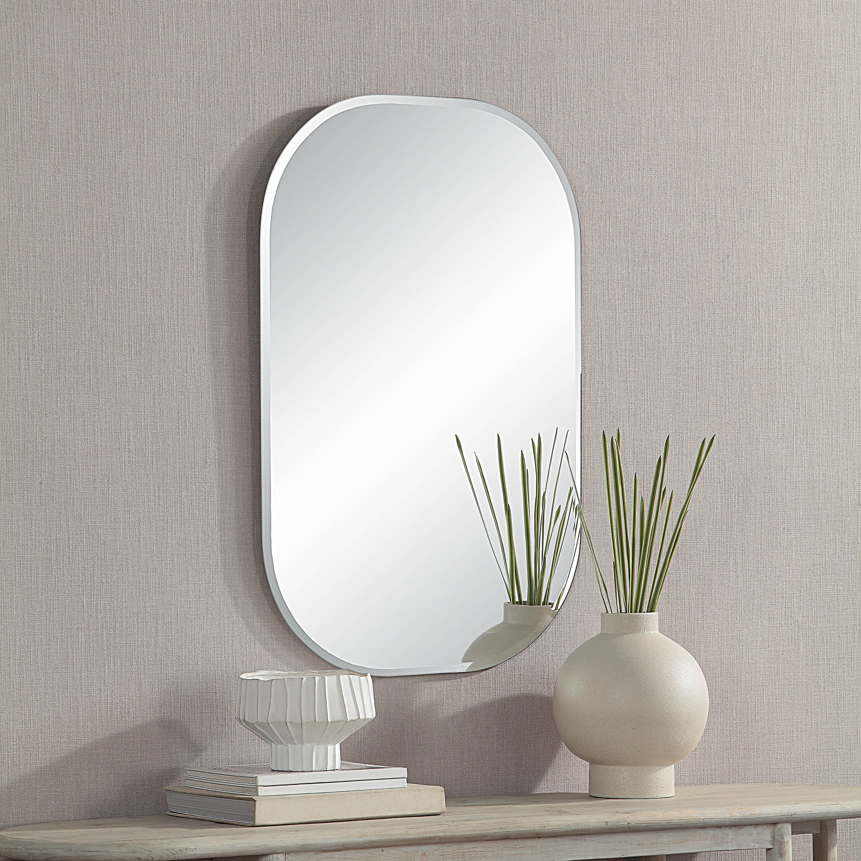 Lantana 36" Tall Rectangular Oval Mirror - Lifestyle Image - MT2619
