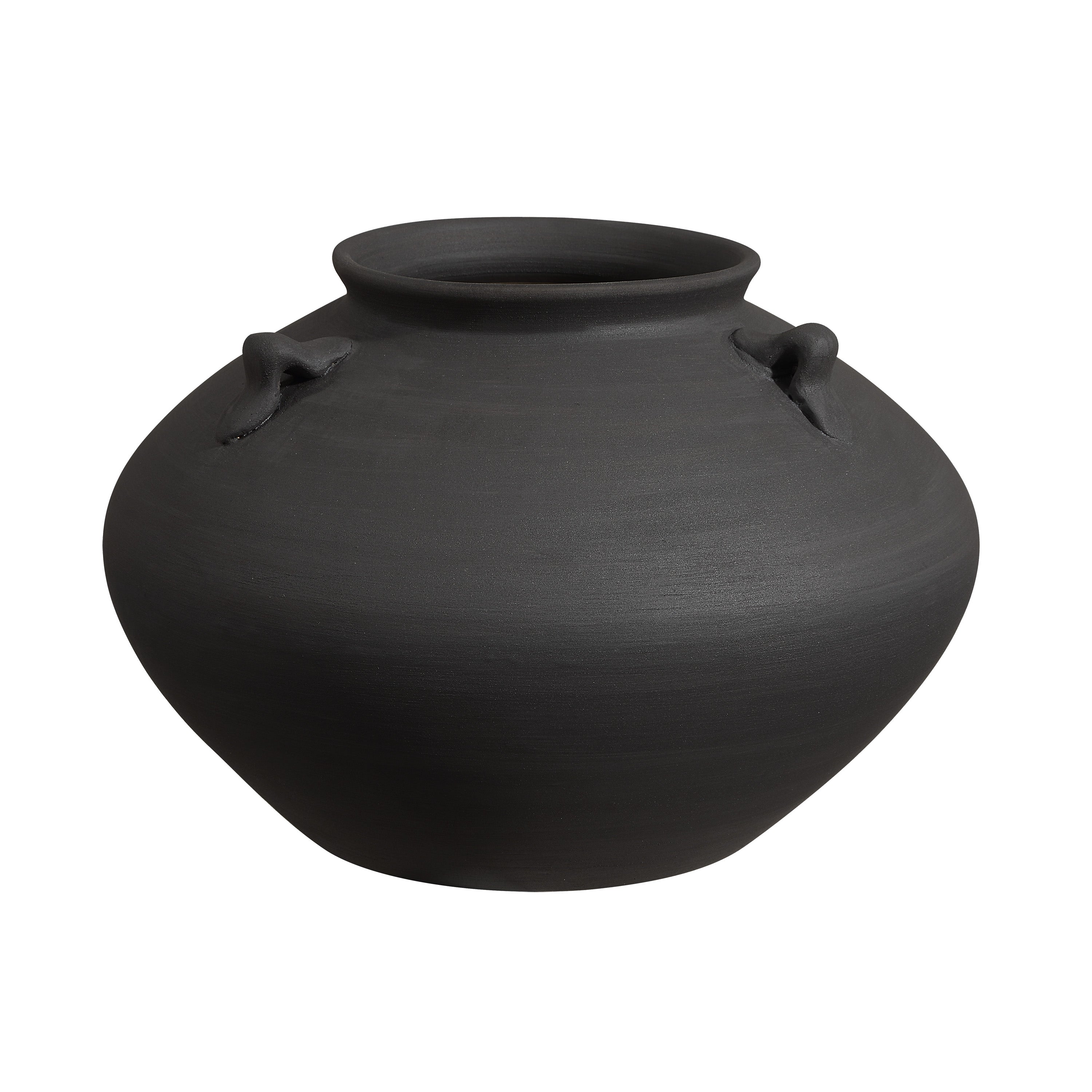 Asher Indoor Vase, Black - Additional Images - VAS297