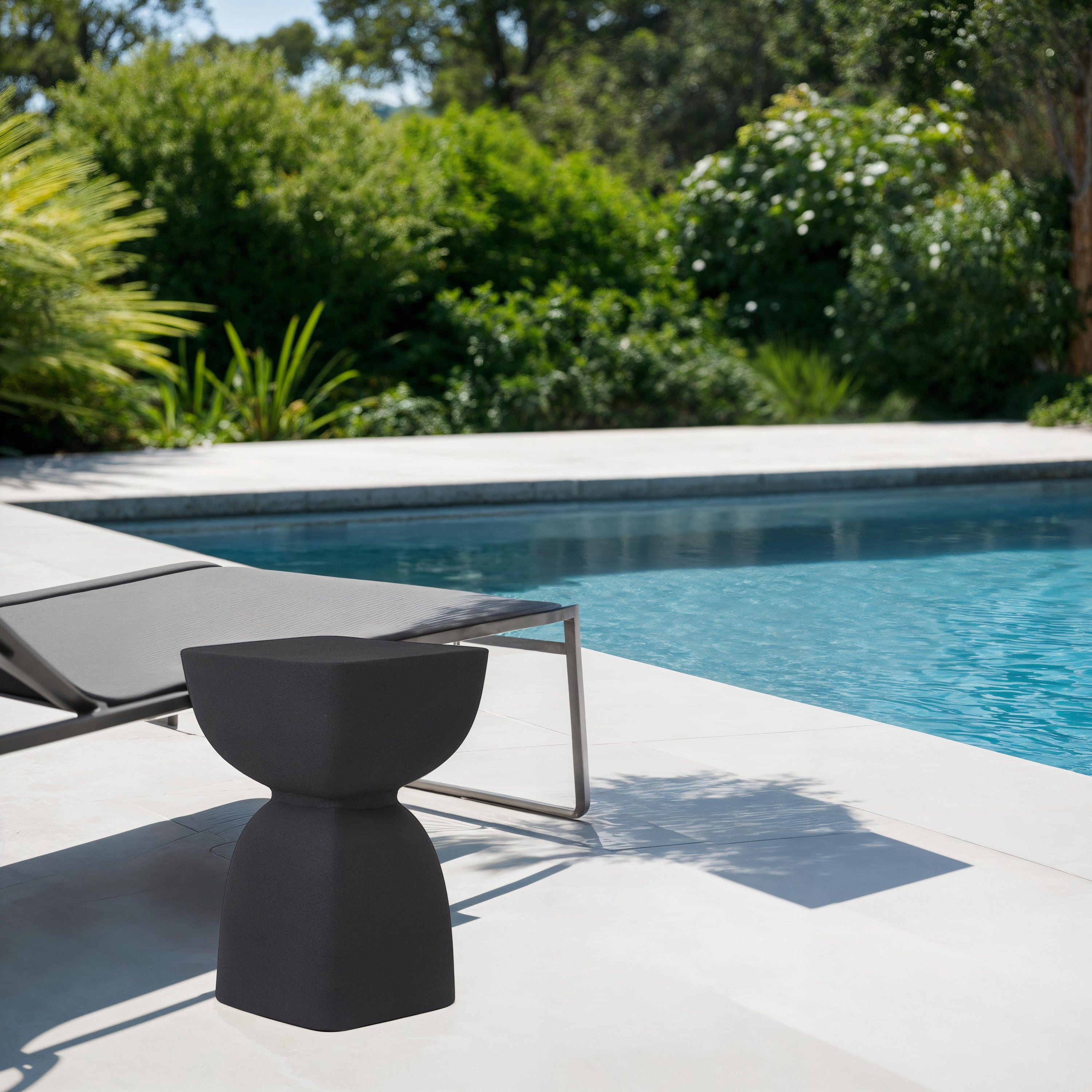 Frans Outdoor Side Table - Lifestyle Image - TAX402