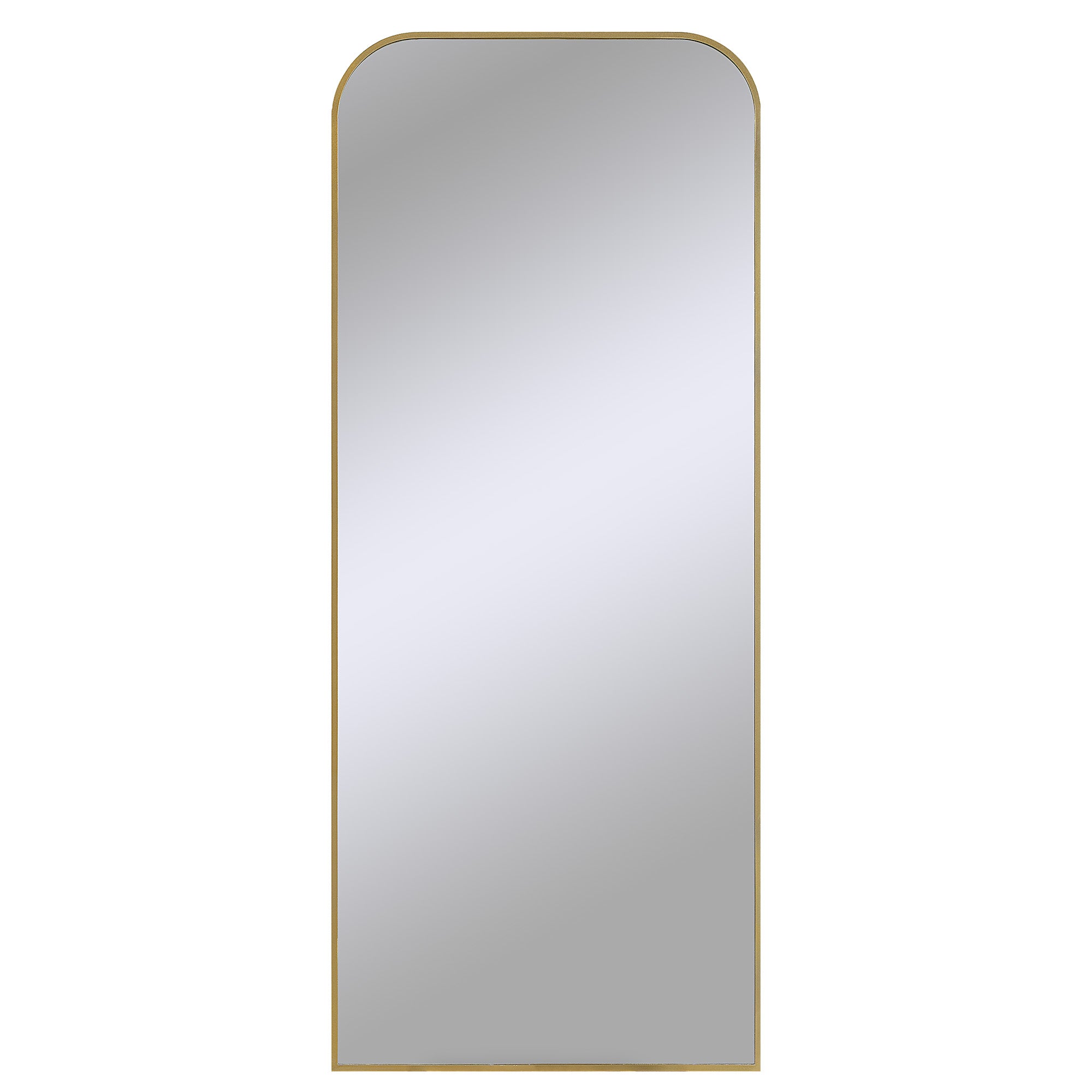 Meryem 72" Tall Rectangle Full Length Mirror, Yellow - Main Image - MT2514