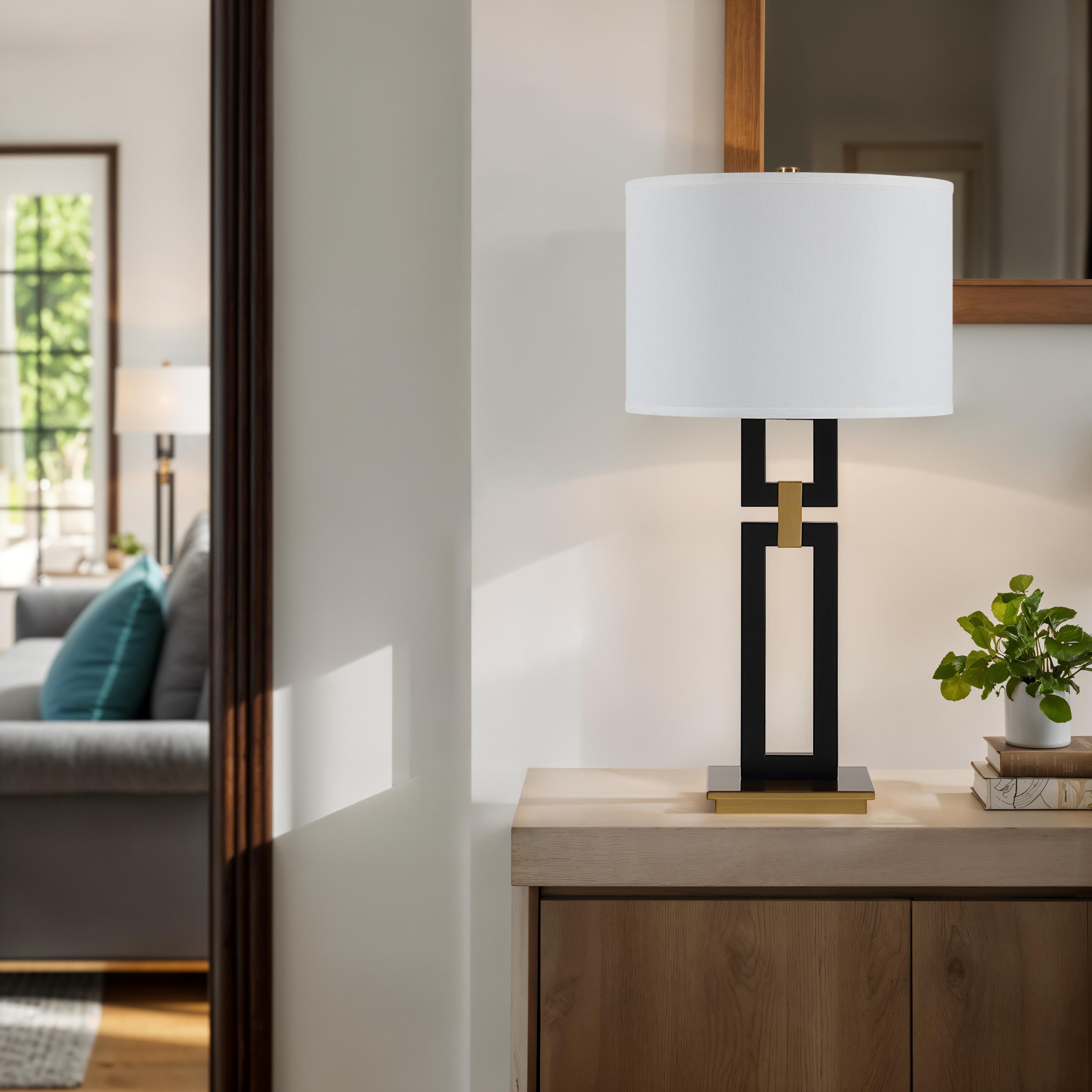Lila 31.0" Height Table Lamps, Matte Black - Lifestyle Image - LPT1377EV