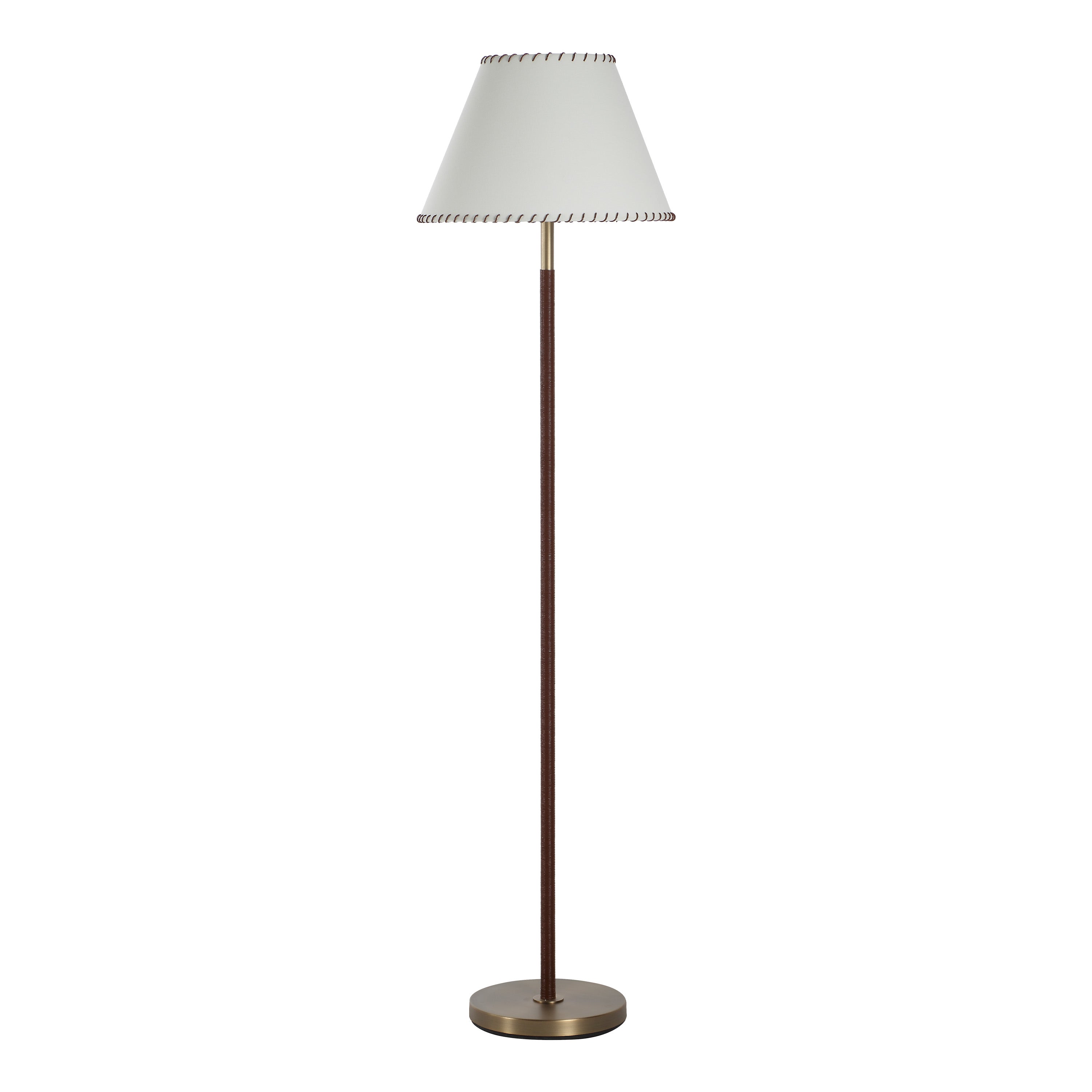 Elea 61.0" Height Floor Lamps, Dark Antique Brushed Brass - Main Image - LPF3184