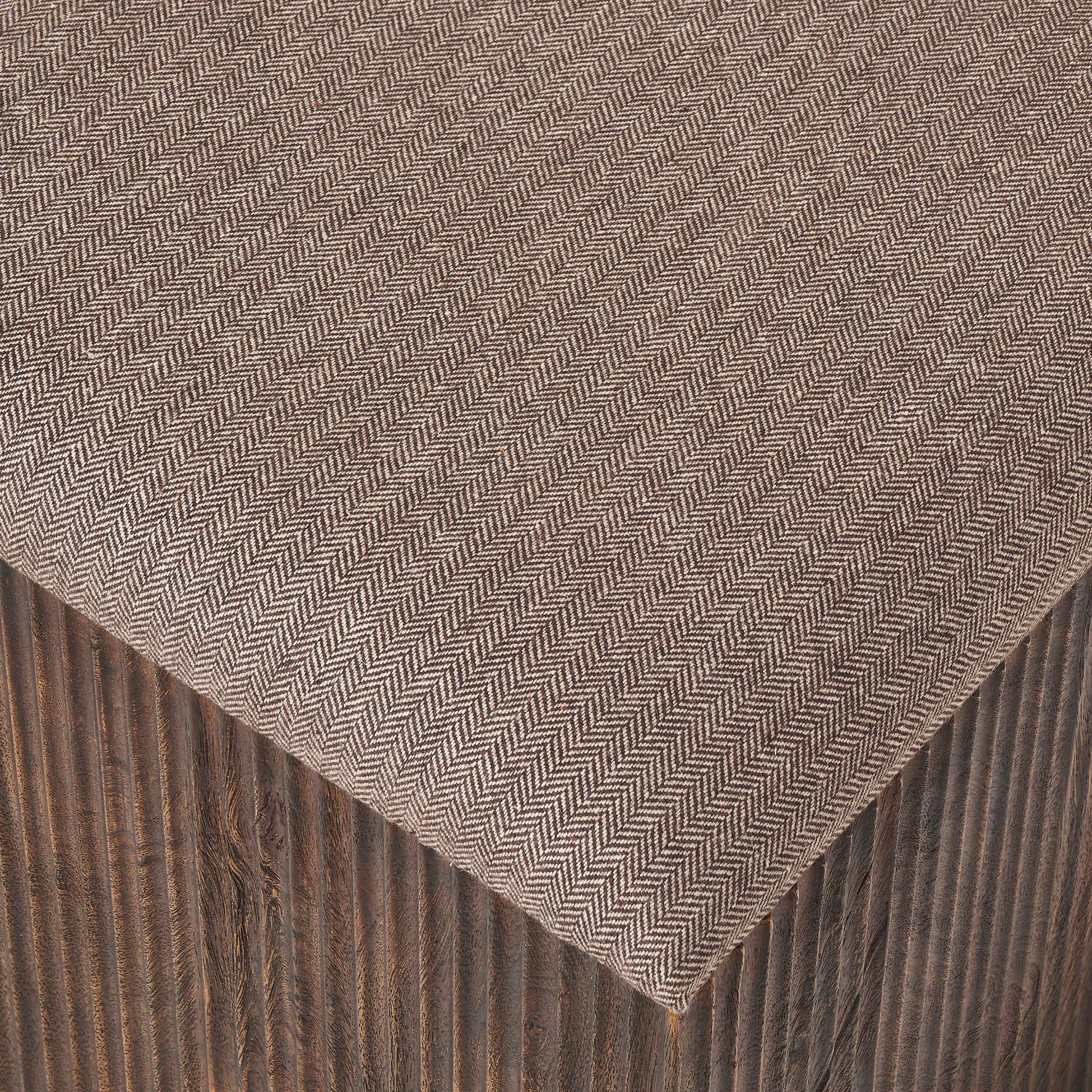 Tristan 18" Height Stool, Brown - Detail Image - CHA111