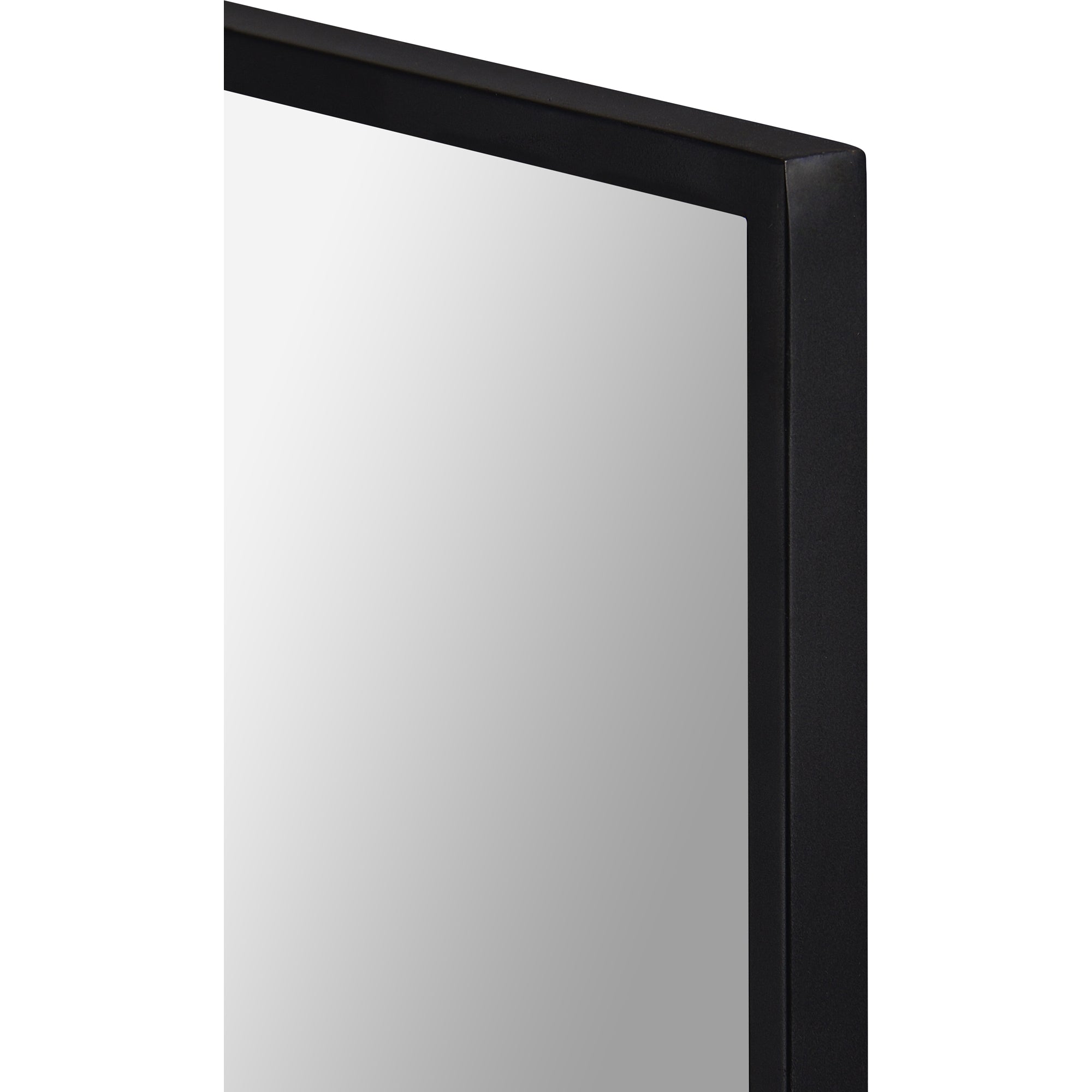 Raizel 40" Tall Rectangle Wall Mirror, Black - Additional Images - MT2345