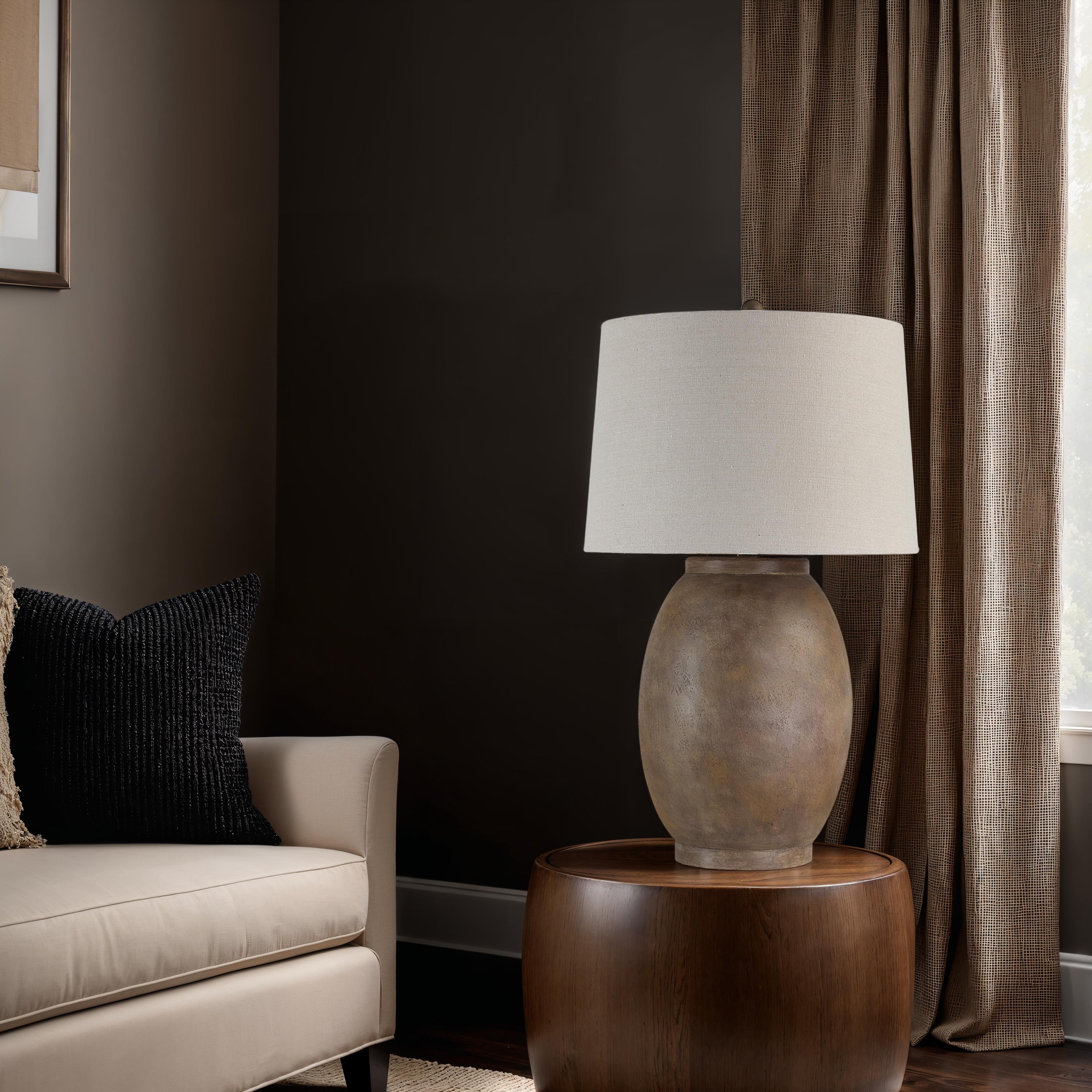 Naima 31" Height Table Lamp, Brown - Lifestyle Image - LPT1338