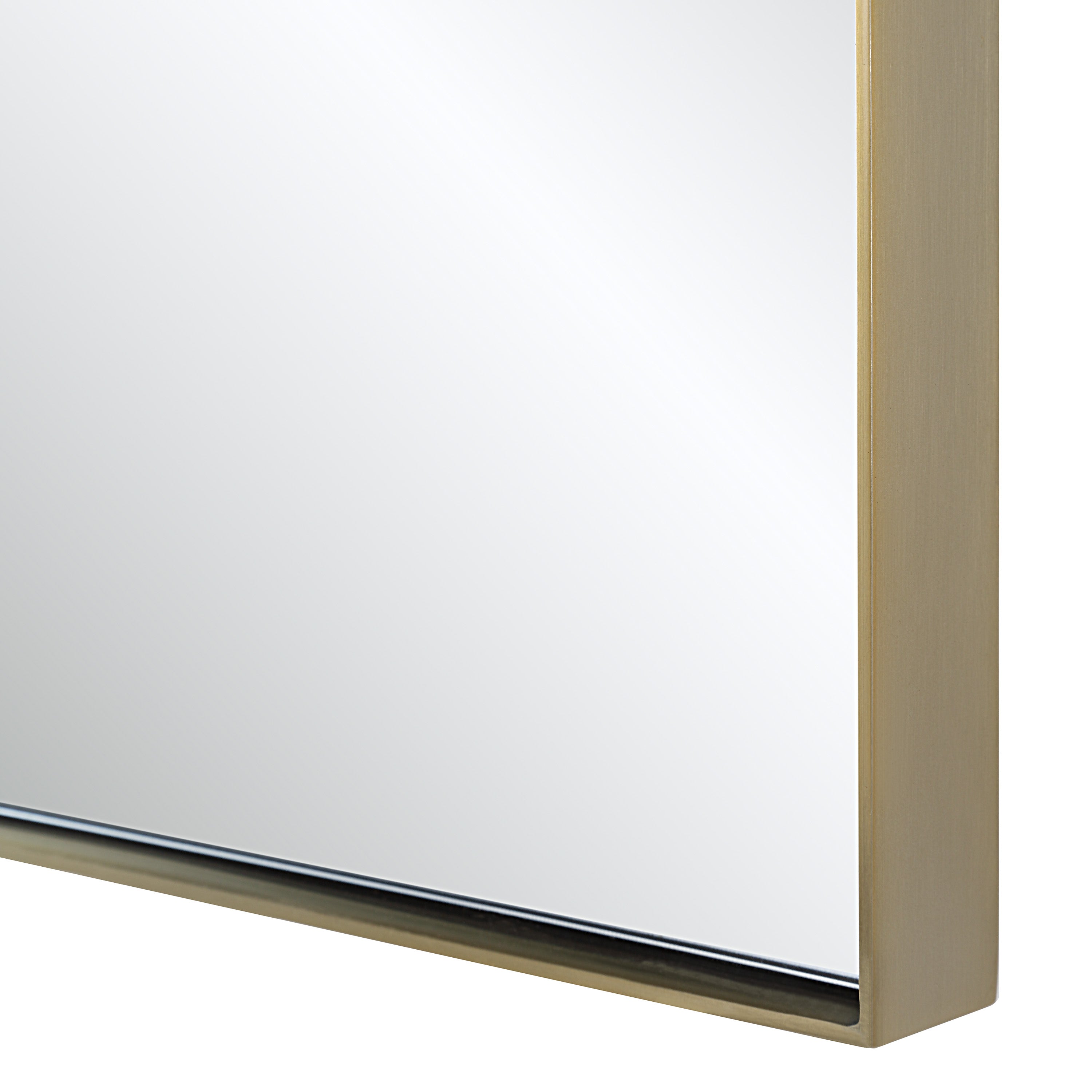 Orrin 60" H x 30" W Wall Mirror, Yellow - Detail Image - MT2689