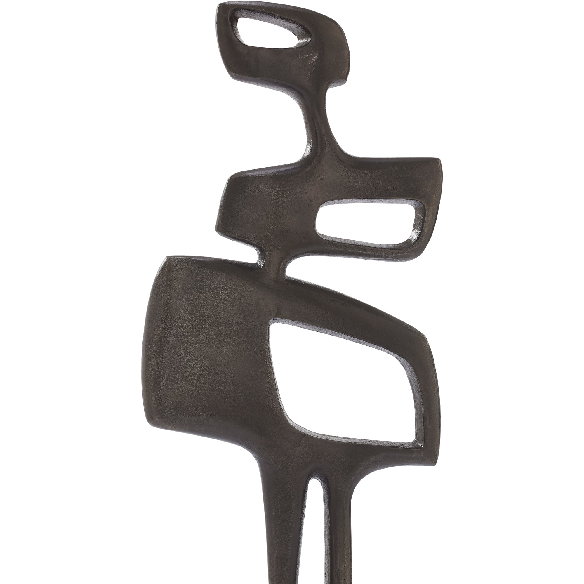 Pacino Indoor Aluminum Statue, Antique Nickel - Detail Image - STA763