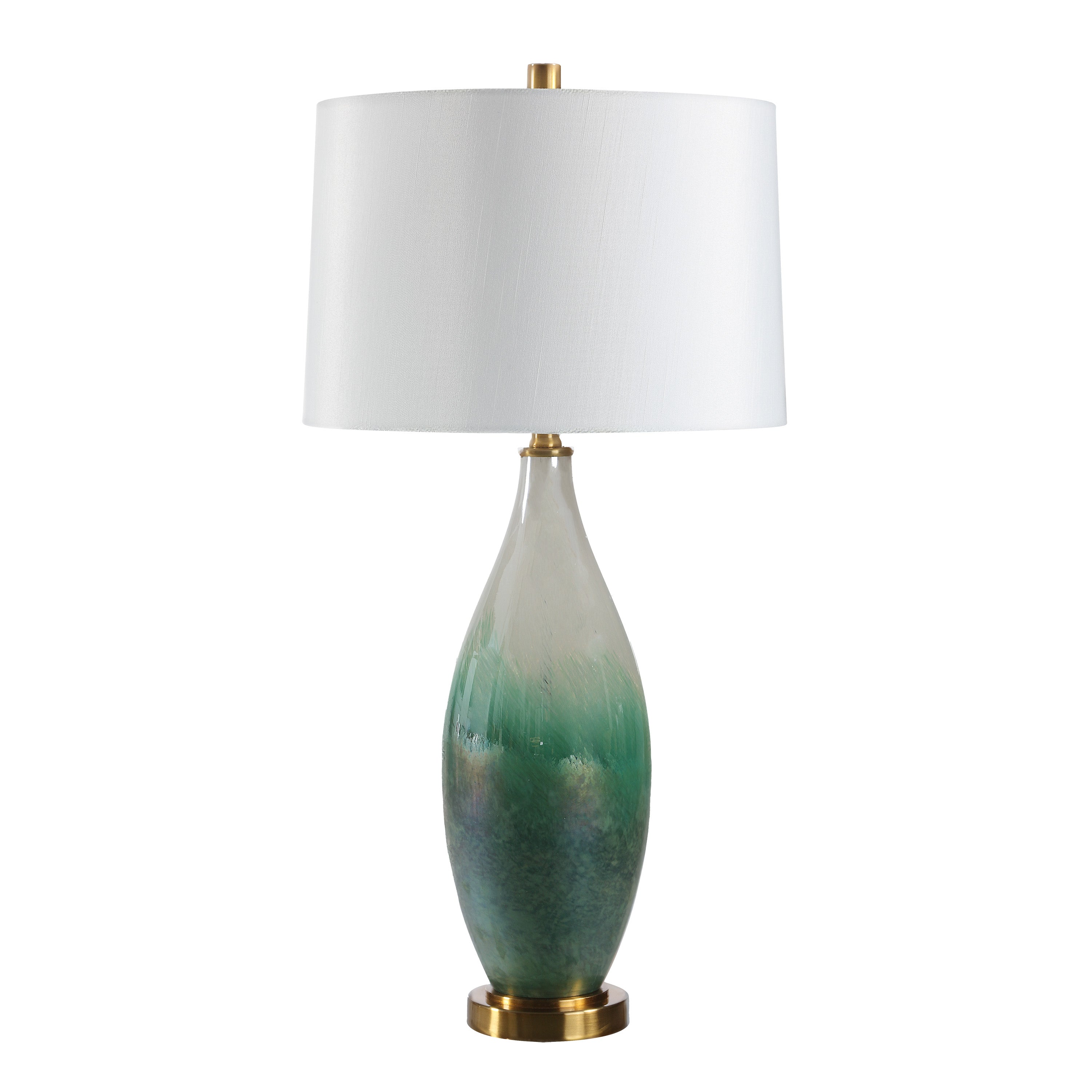 Wave 27.5" Height Table Lamps, Green - Main Image - LPT1421EV