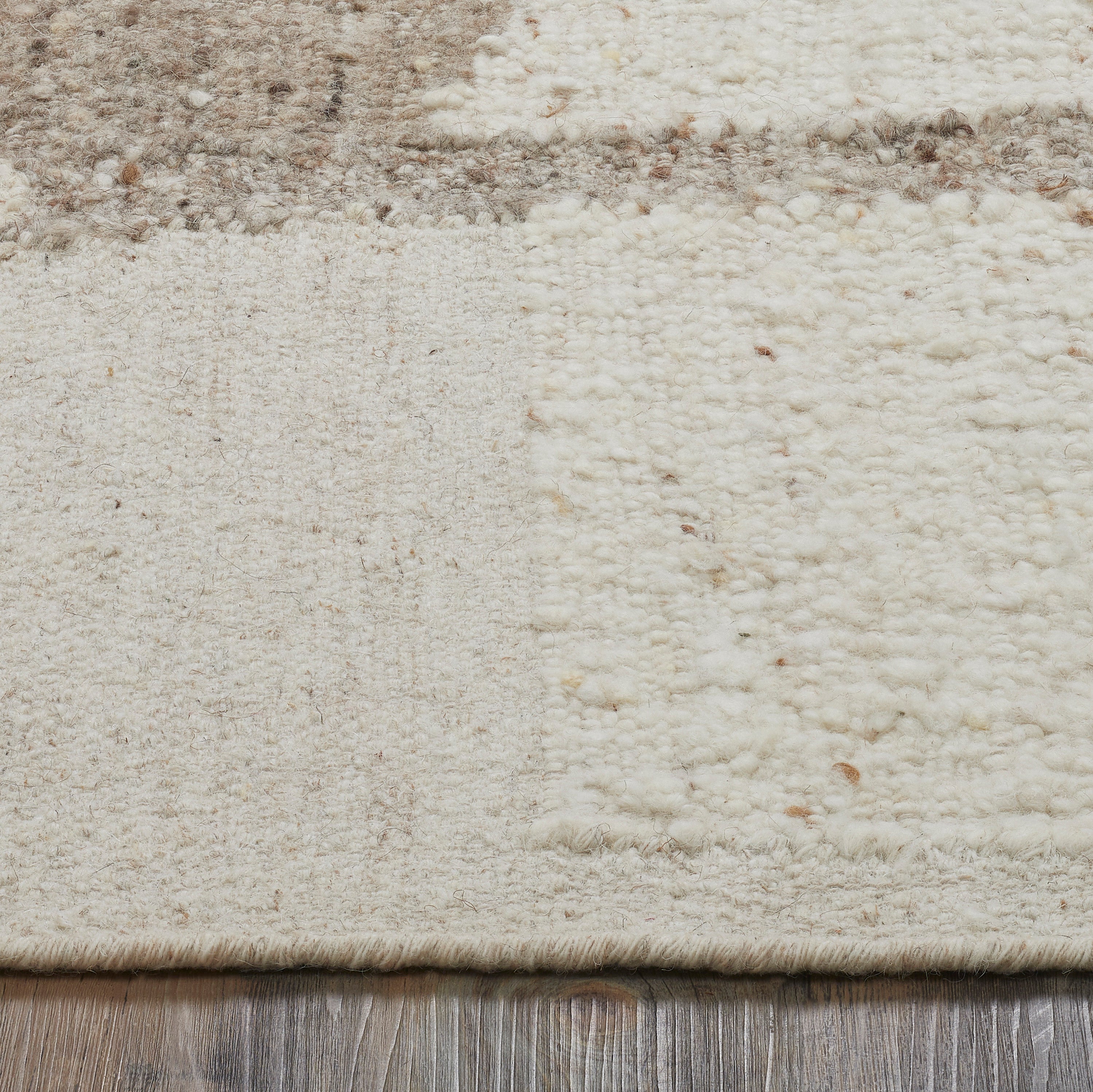 Grace 7'10" x 10'2"" ft Handwoven Indoor Rug, Ivory/ Stone - Additional Image 1 - RGRA-21161-810
