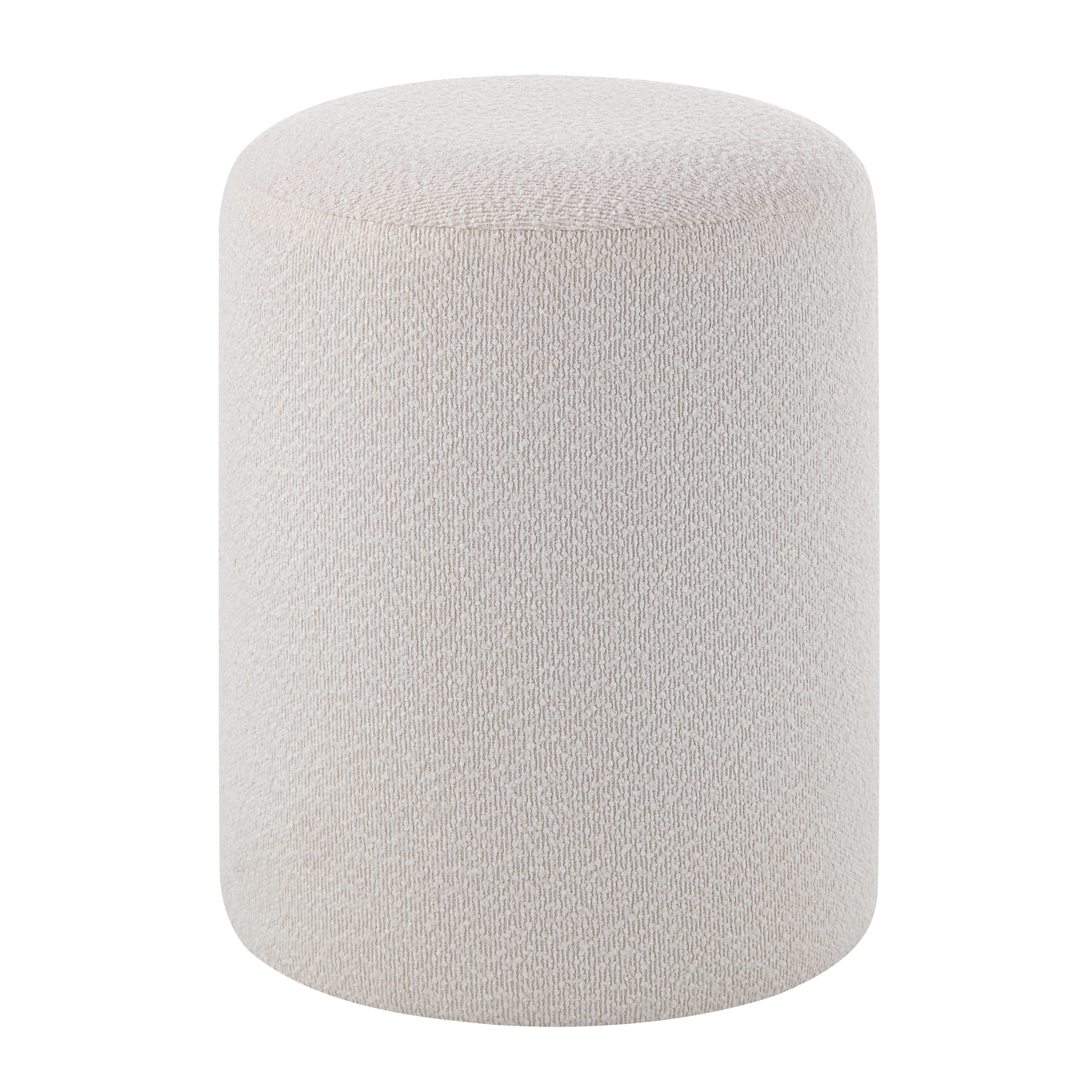 Corbin Indoor Boucle Ottoman, Off-White - Main Image - CHA096