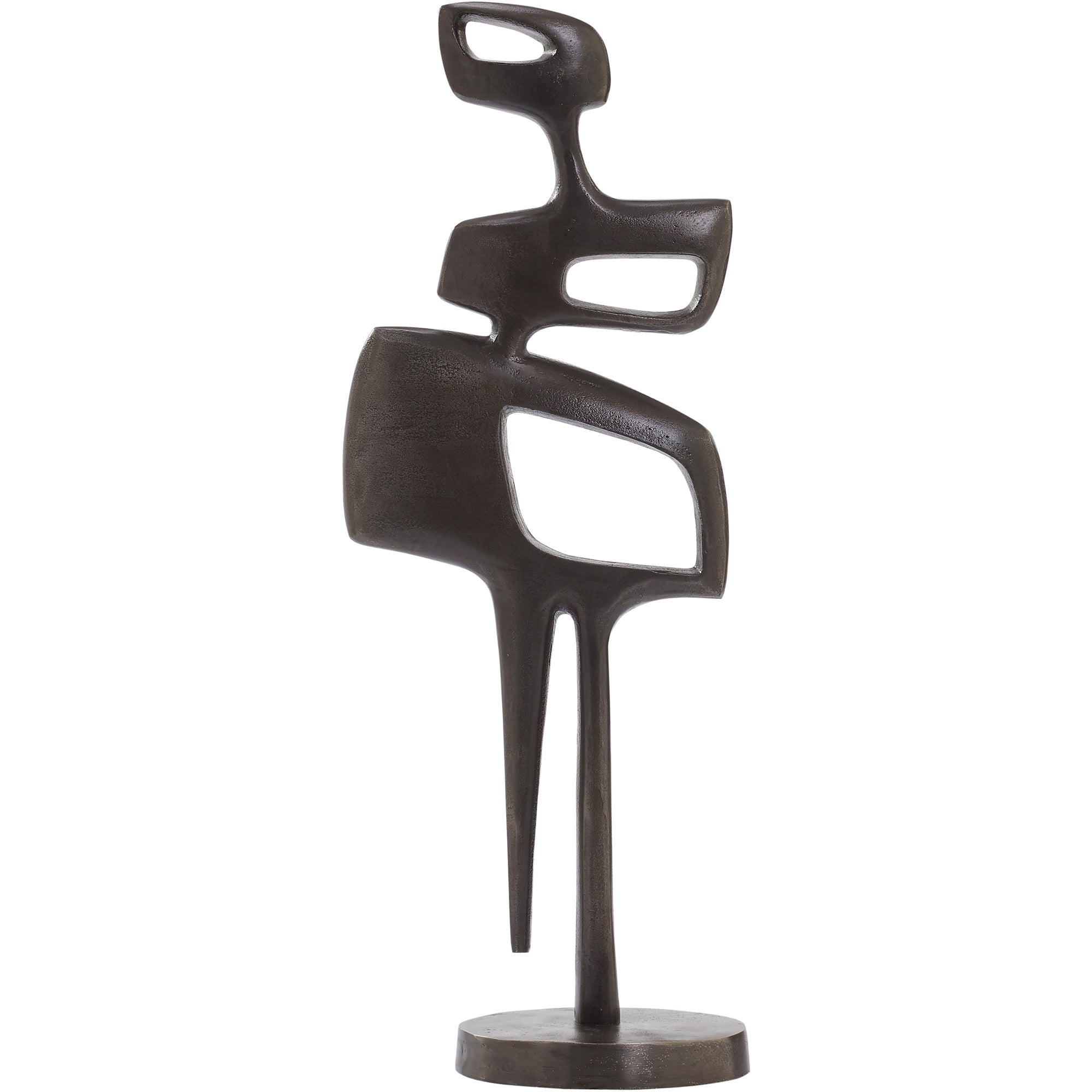 Pacino Indoor Aluminum Statue, Antique Nickel - Main Image - STA763