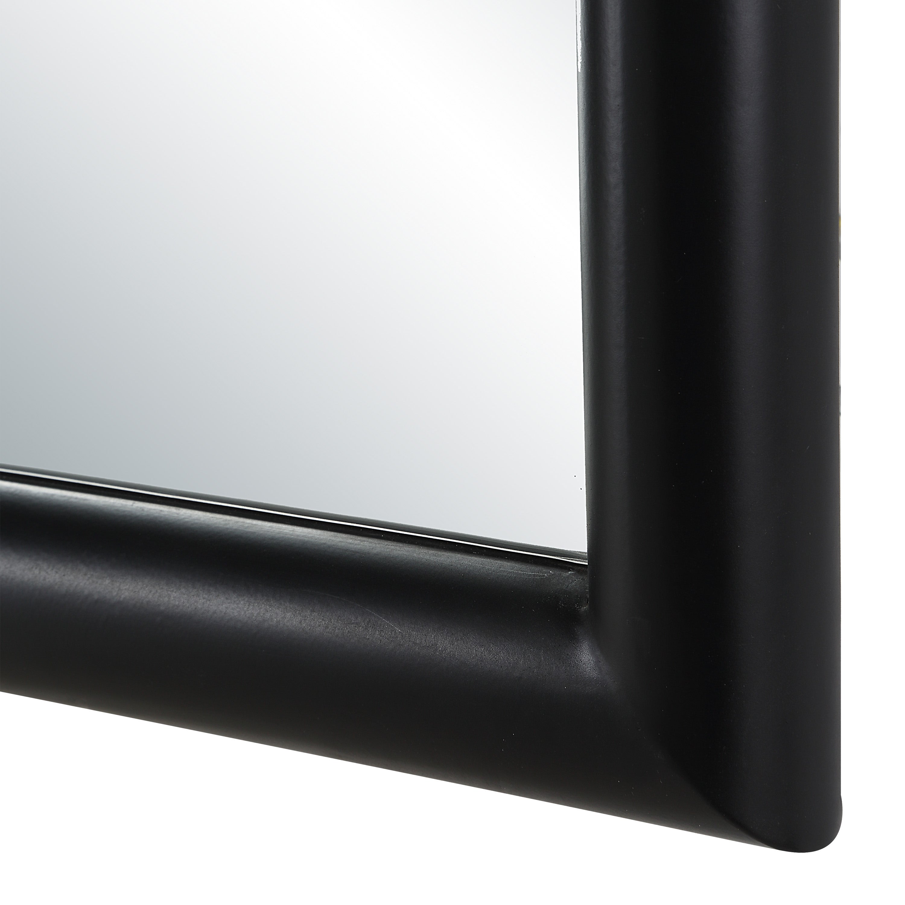 Arcade 76" H x 34" W Wall Mirror, Black - Detail Image - MT2756