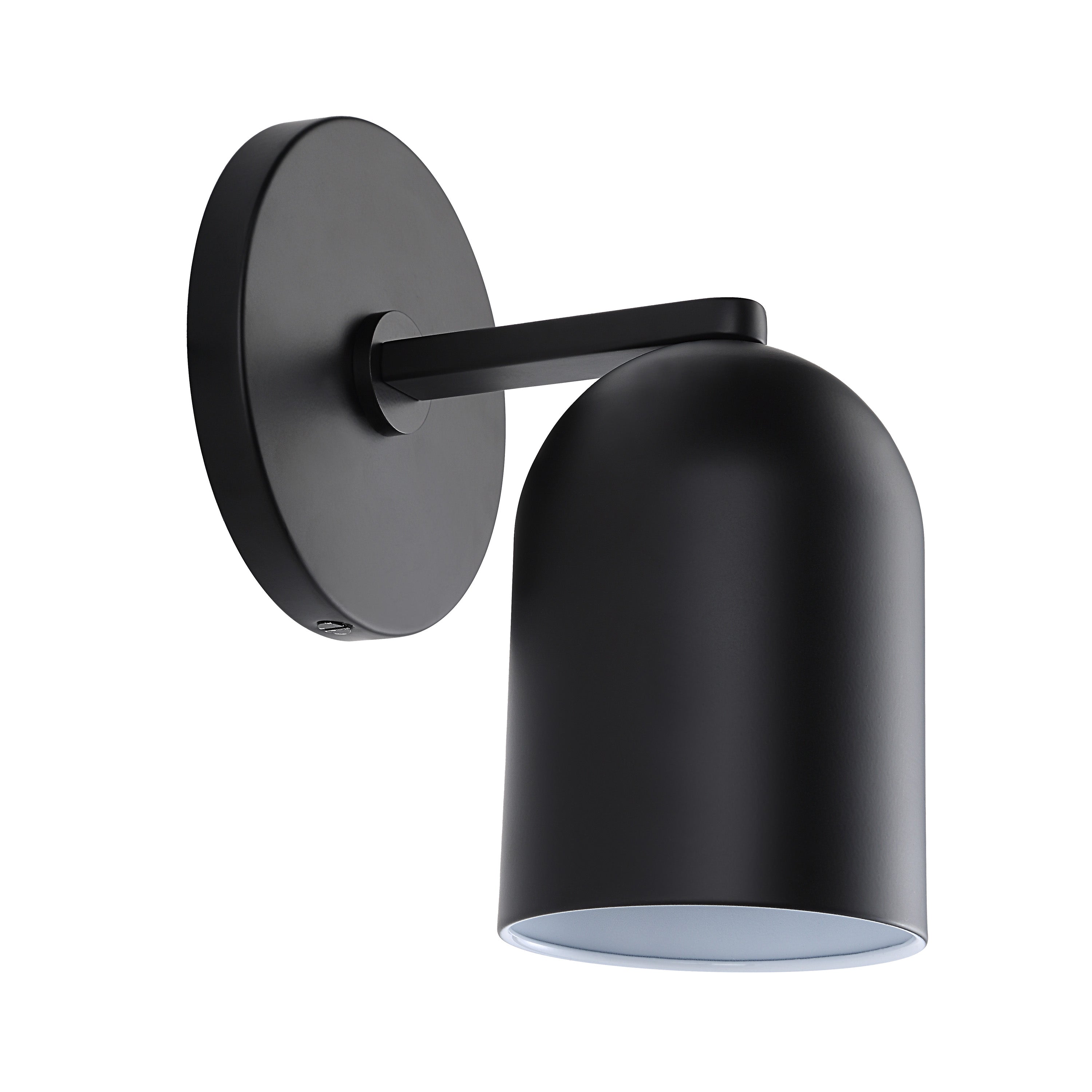 Valonia 8.25" Length Wall Sconce, BLACK - Angle Image - WS153