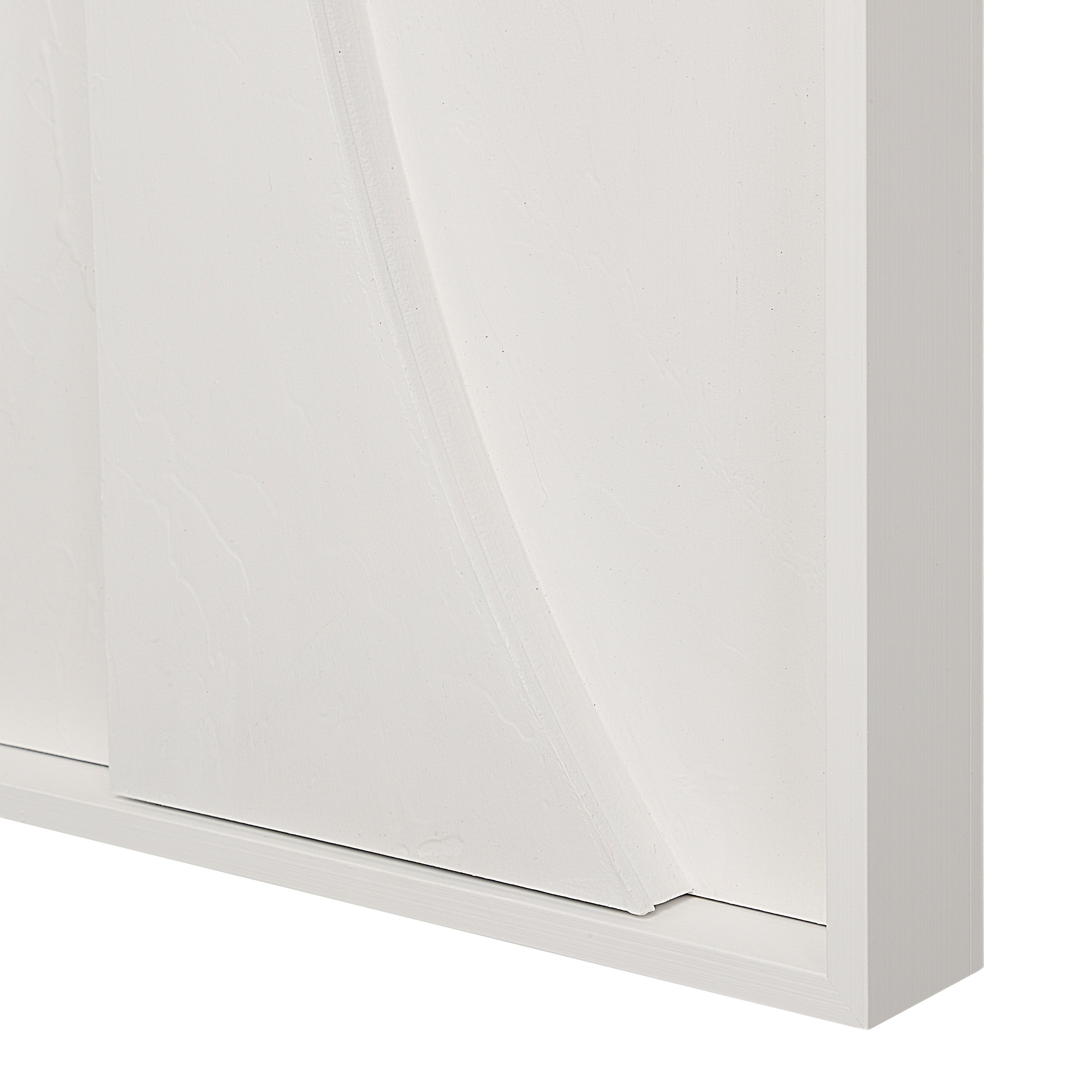 Marsh 18" Wide Wall Decor, Matte White - Additional Image 2 - W6756