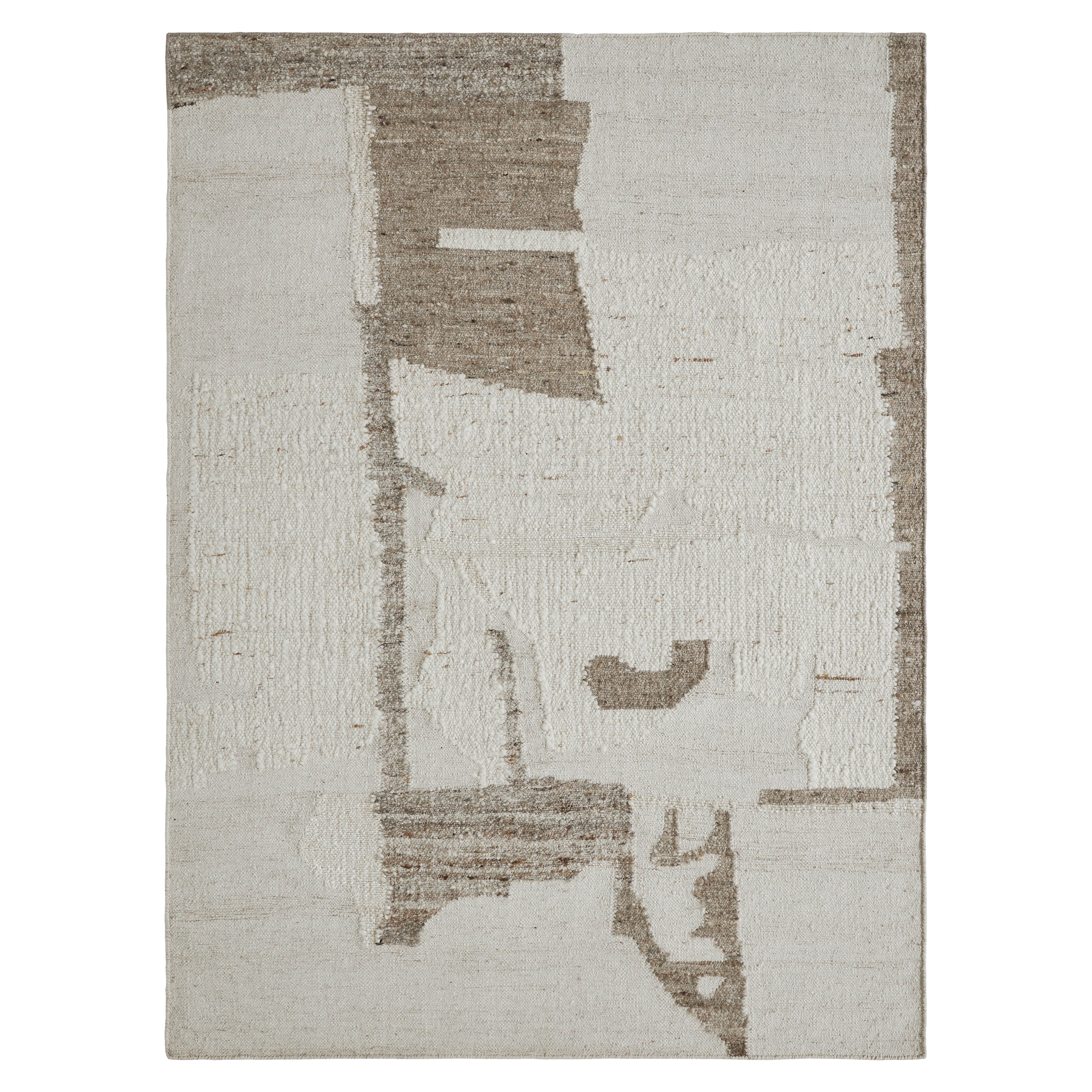 Grace 7'10" x 10'2"" ft Handwoven Indoor Rug, Ivory/ Stone - Main Image - RGRA-21161-810