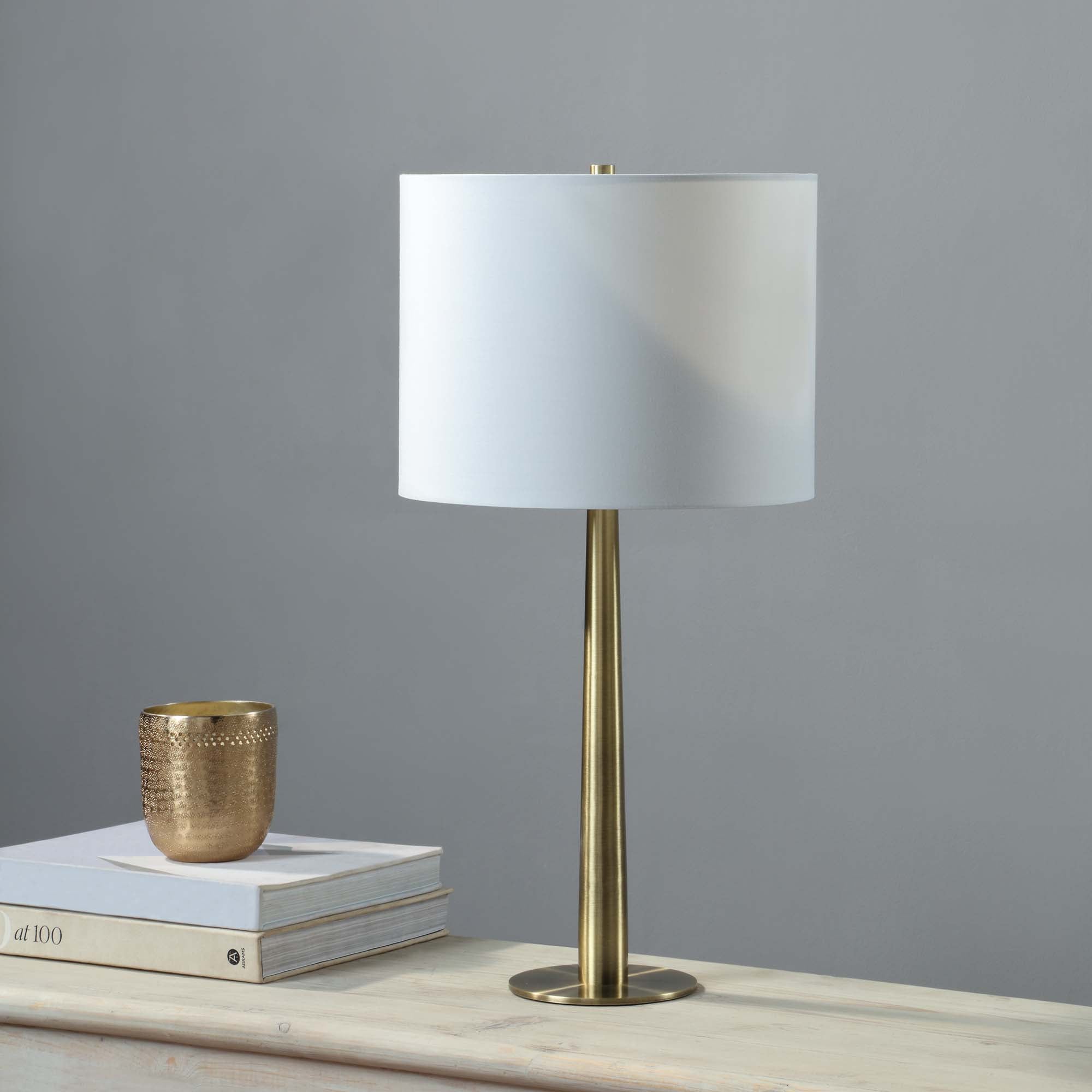 Sarai 26" Length Table Lamp- Set of two, Antique Brass - Lifestyle Image - LPT1253-SET2