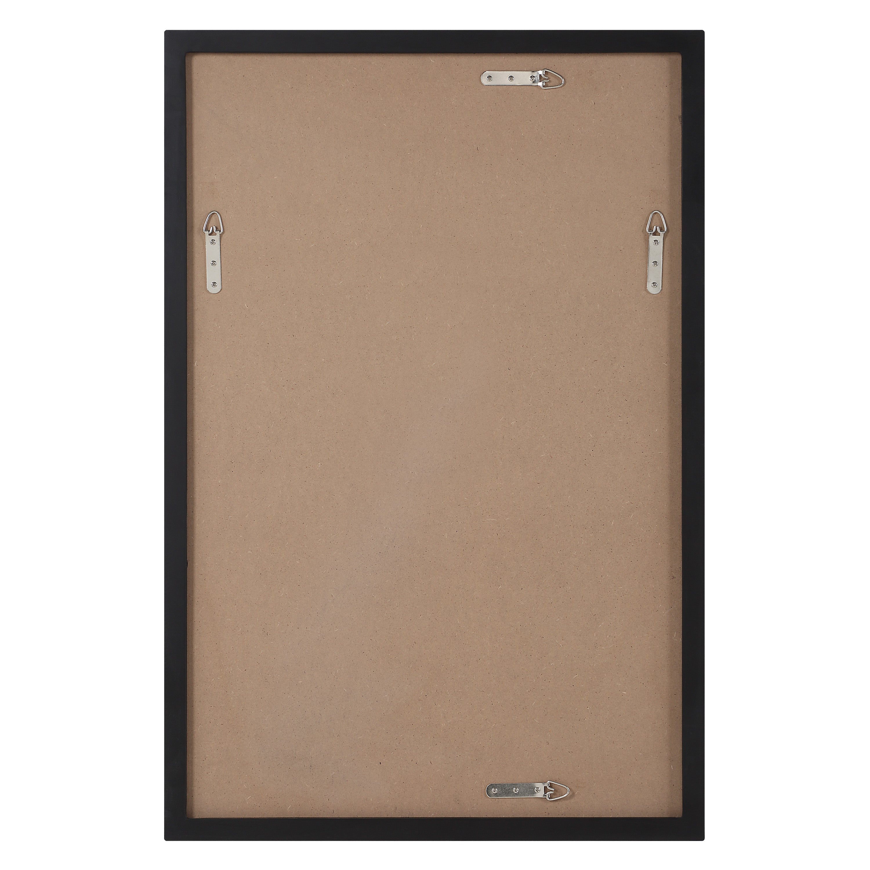 Agata 36" H x 24" W Wall Mirror, Black - Backing Image - MT2753