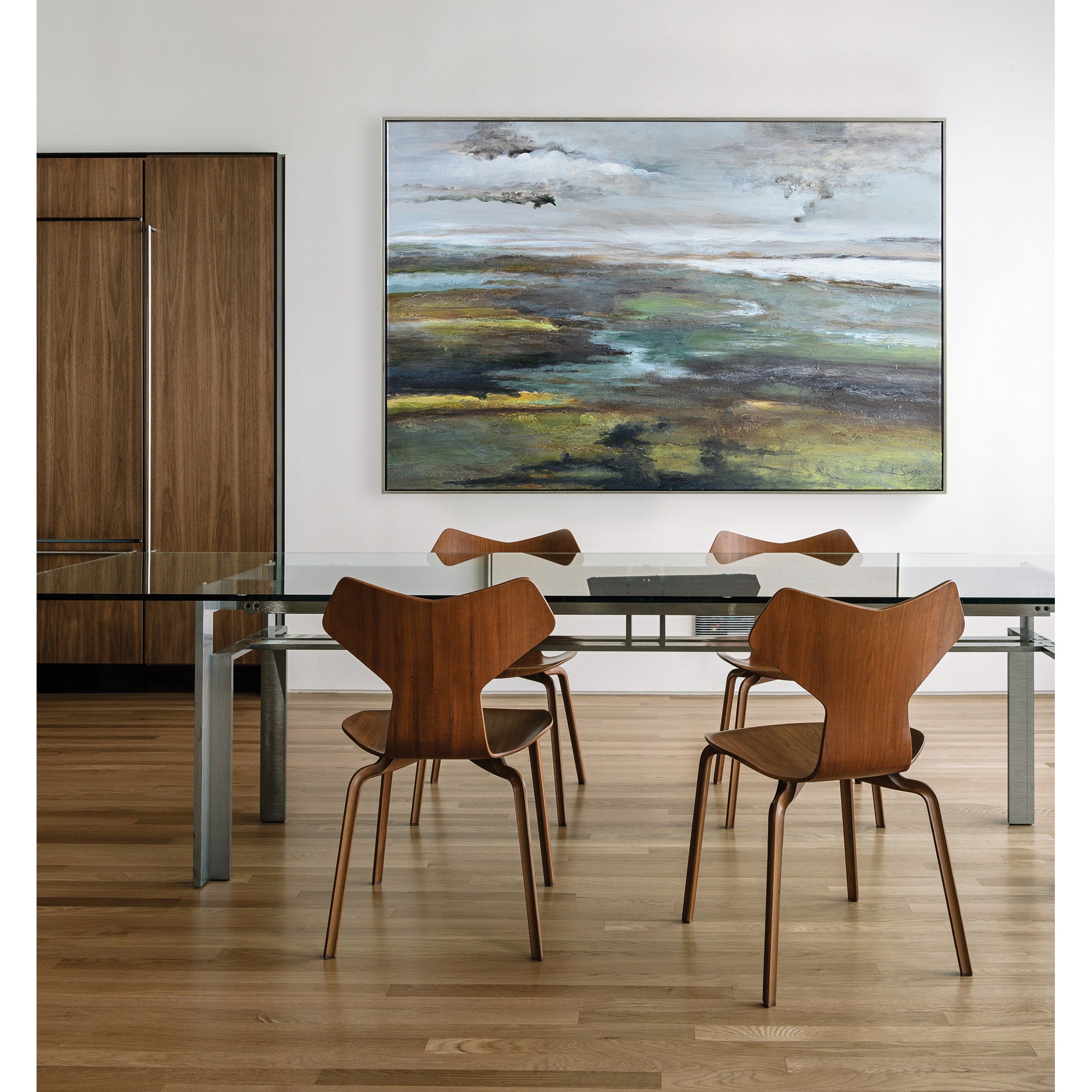 Sprucer 40" Wide Canvas Art, Yellow - Lifestyle Image - OL1961