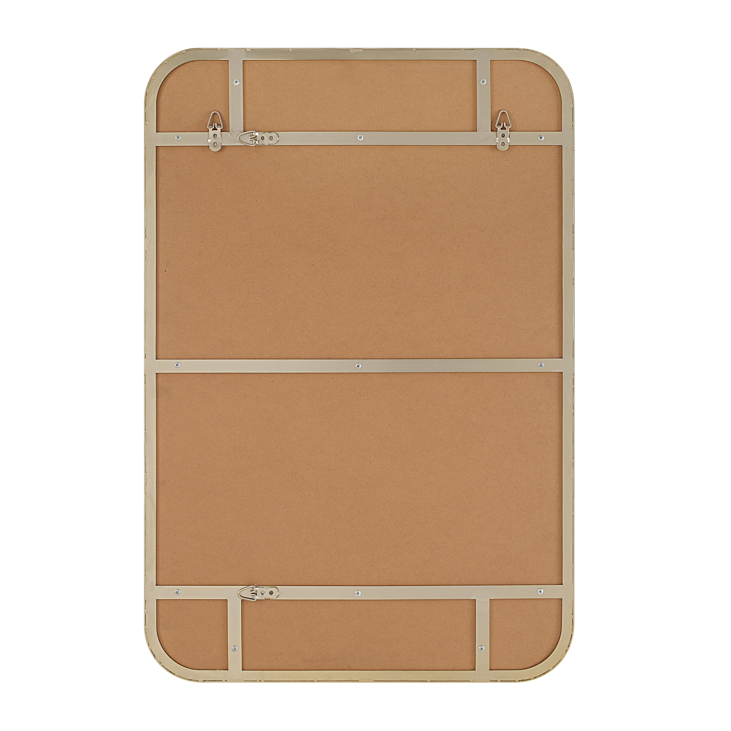 Vesey 36" Tall Rectangle Wall Mirror, Yellow - Backing Image - MT2671