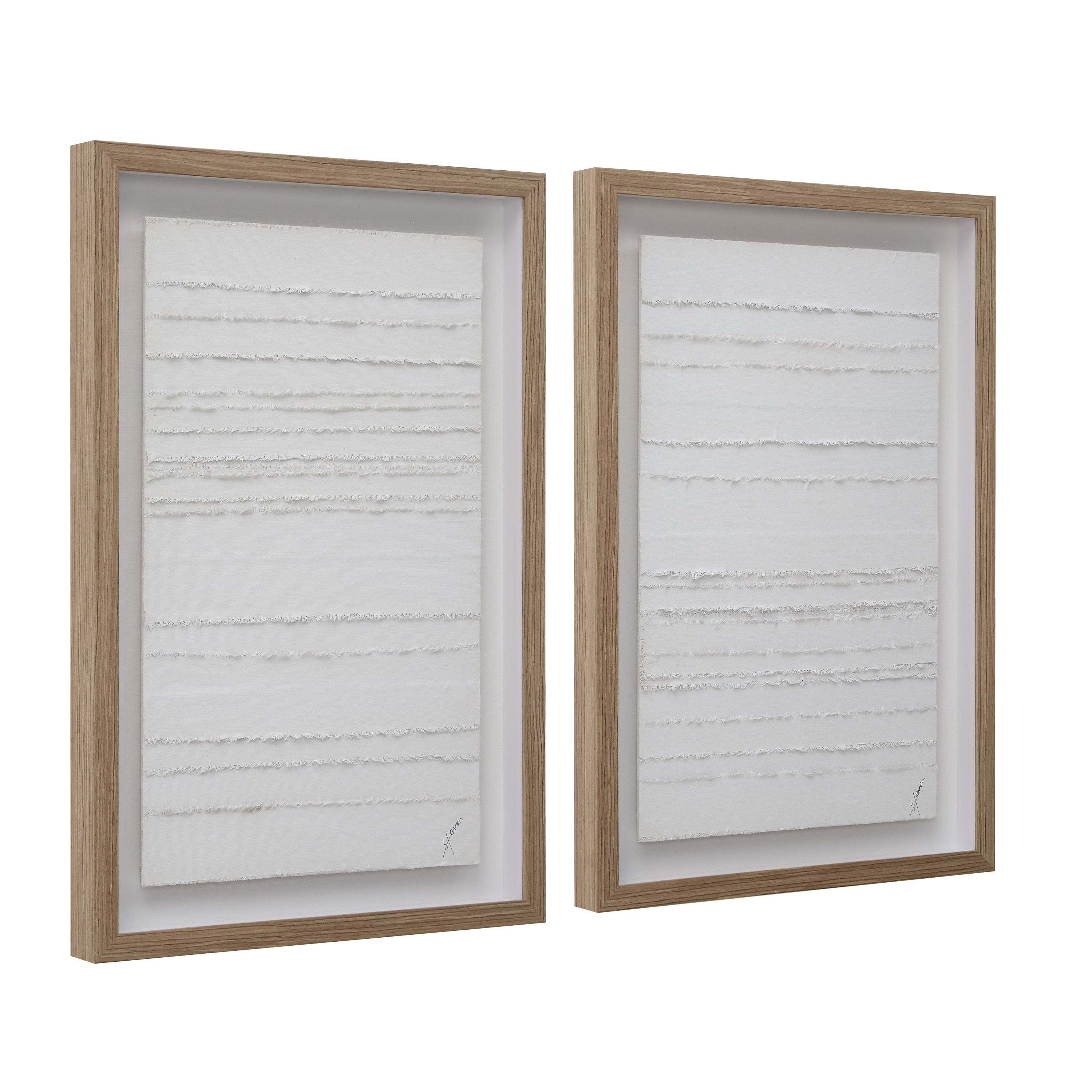 Trax 20.0" Wide Wall Decor, Printed Artwork (2 Piece Set) - Angle Image - W6786