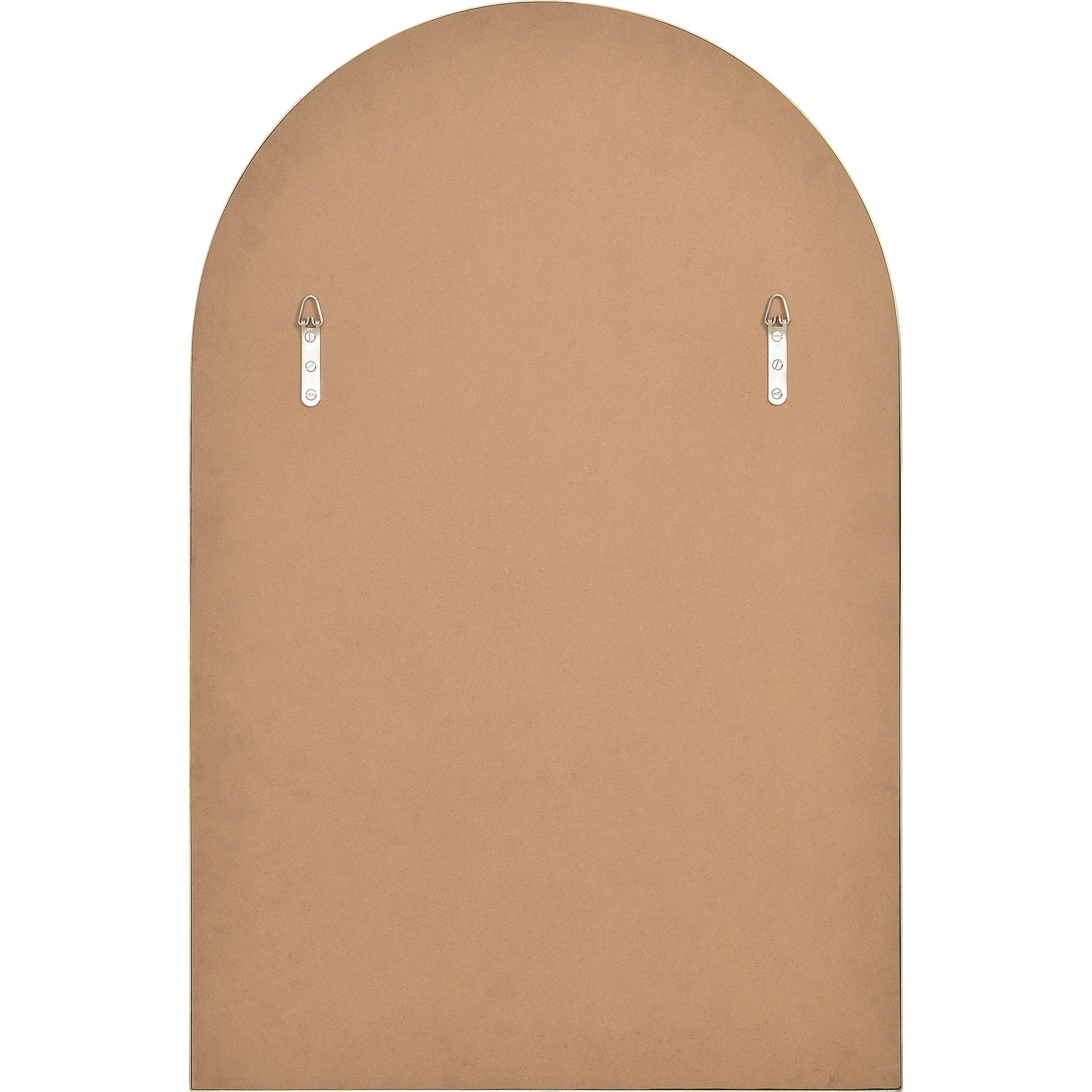 Durness 36" Tall Arch Wall Mirror, Yellow - Backing Image - MT2524